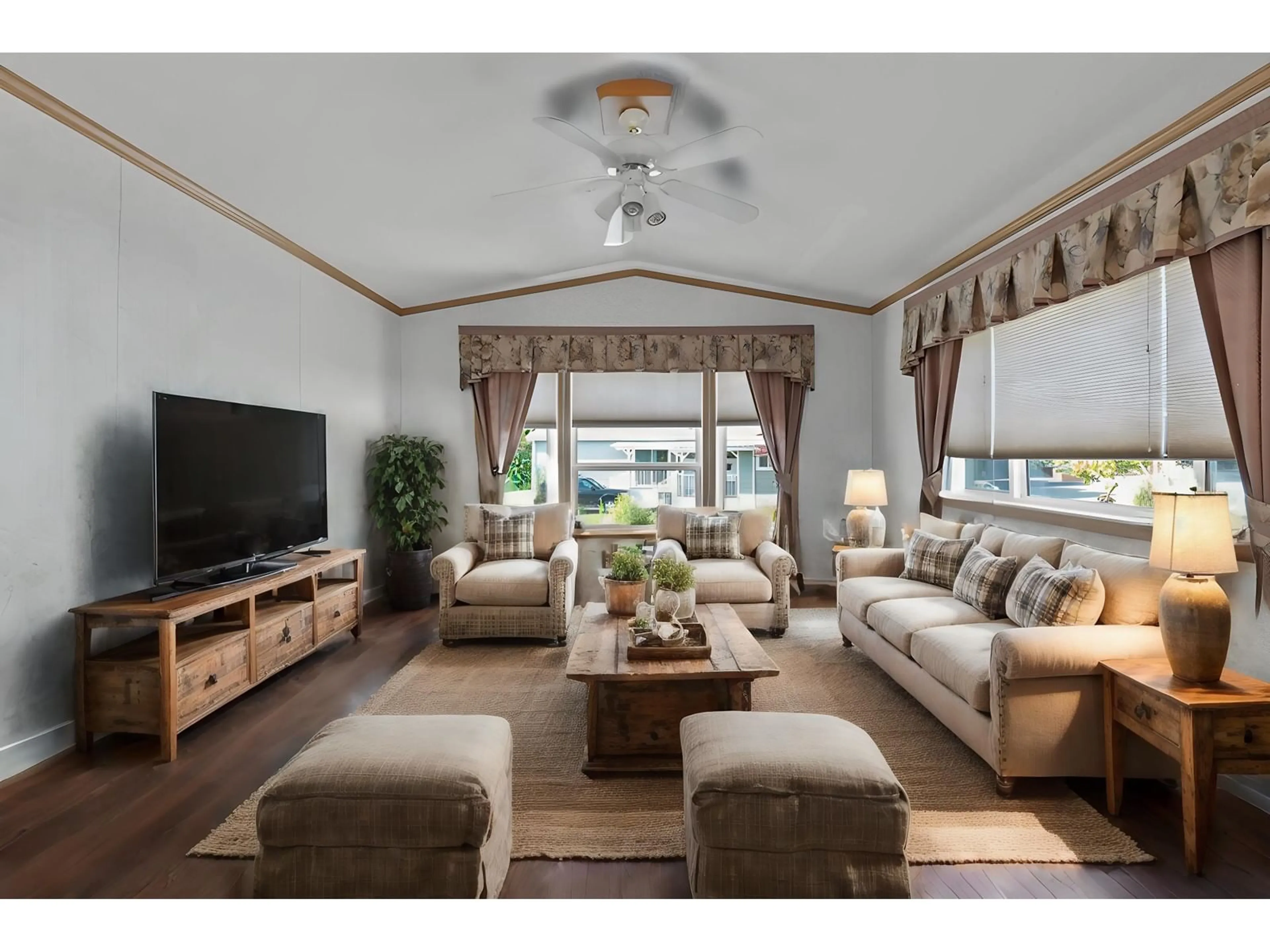 Living room, wood floors for 24 2035 MARTENS STREET, Abbotsford British Columbia V2T6M3