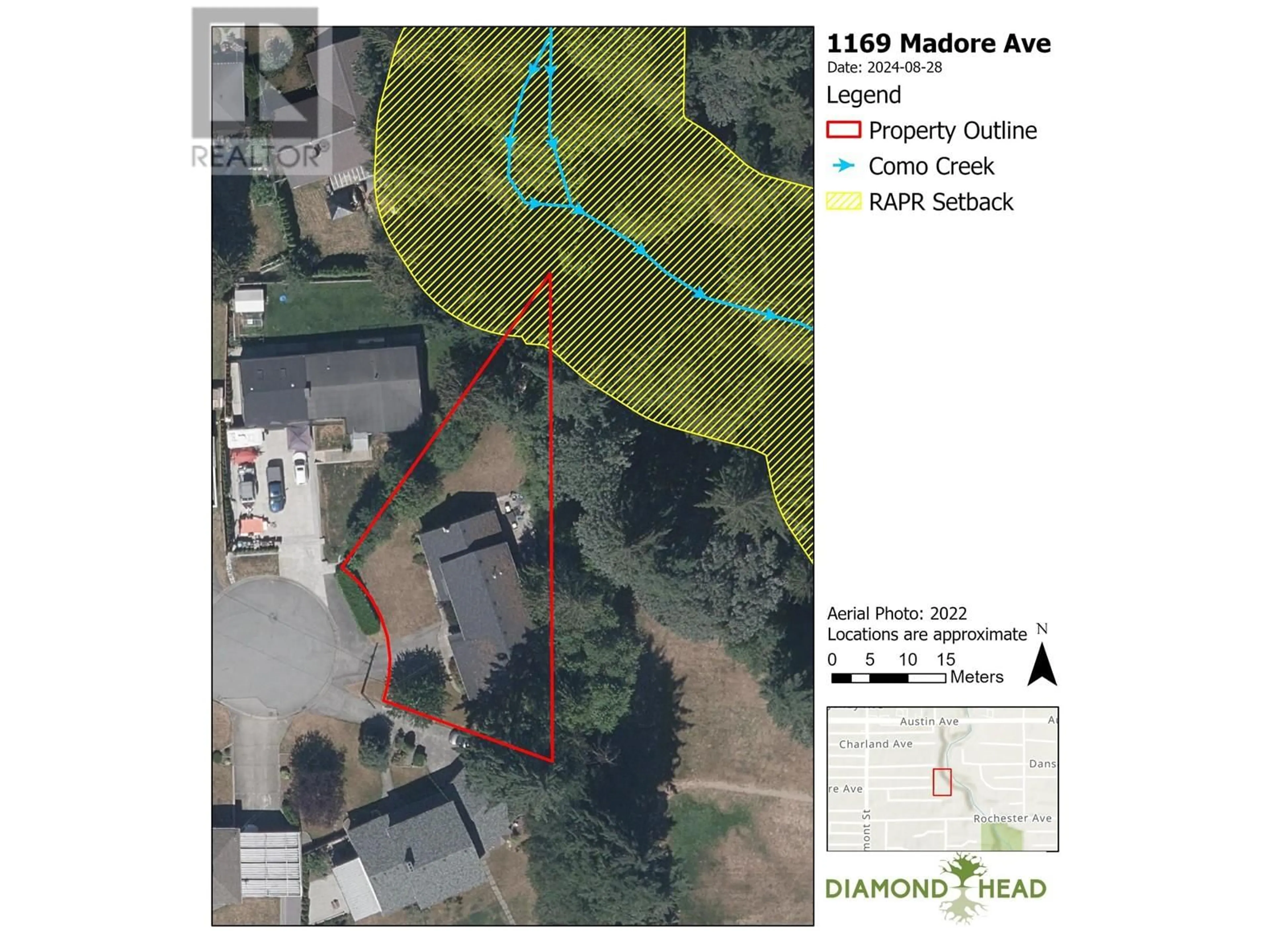 Picture of a map for 1169 MADORE AVENUE, Coquitlam British Columbia V3K3C1