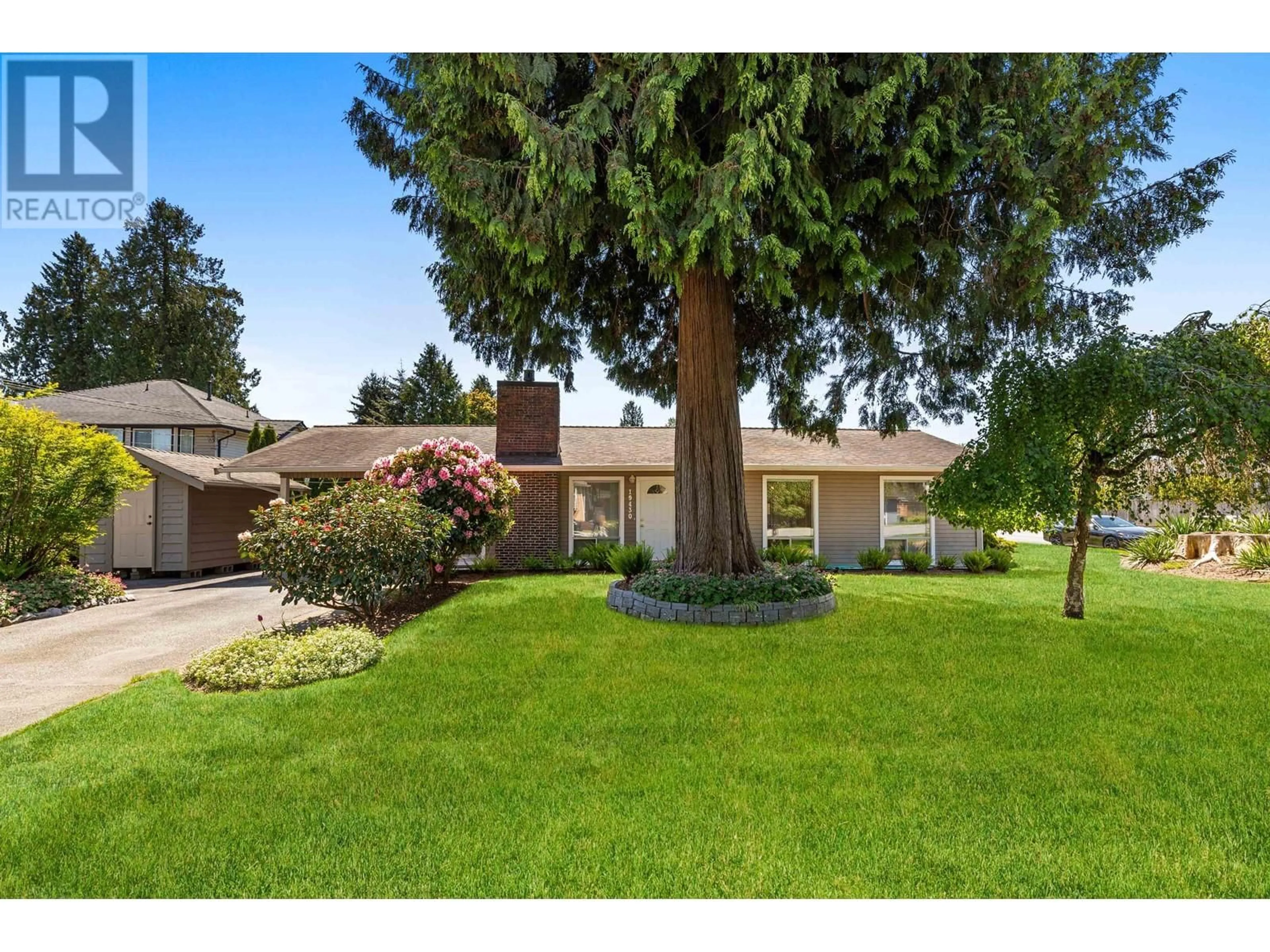 Frontside or backside of a home, the fenced backyard for 19430 DAVISON ROAD, Pitt Meadows British Columbia V3Y1A7