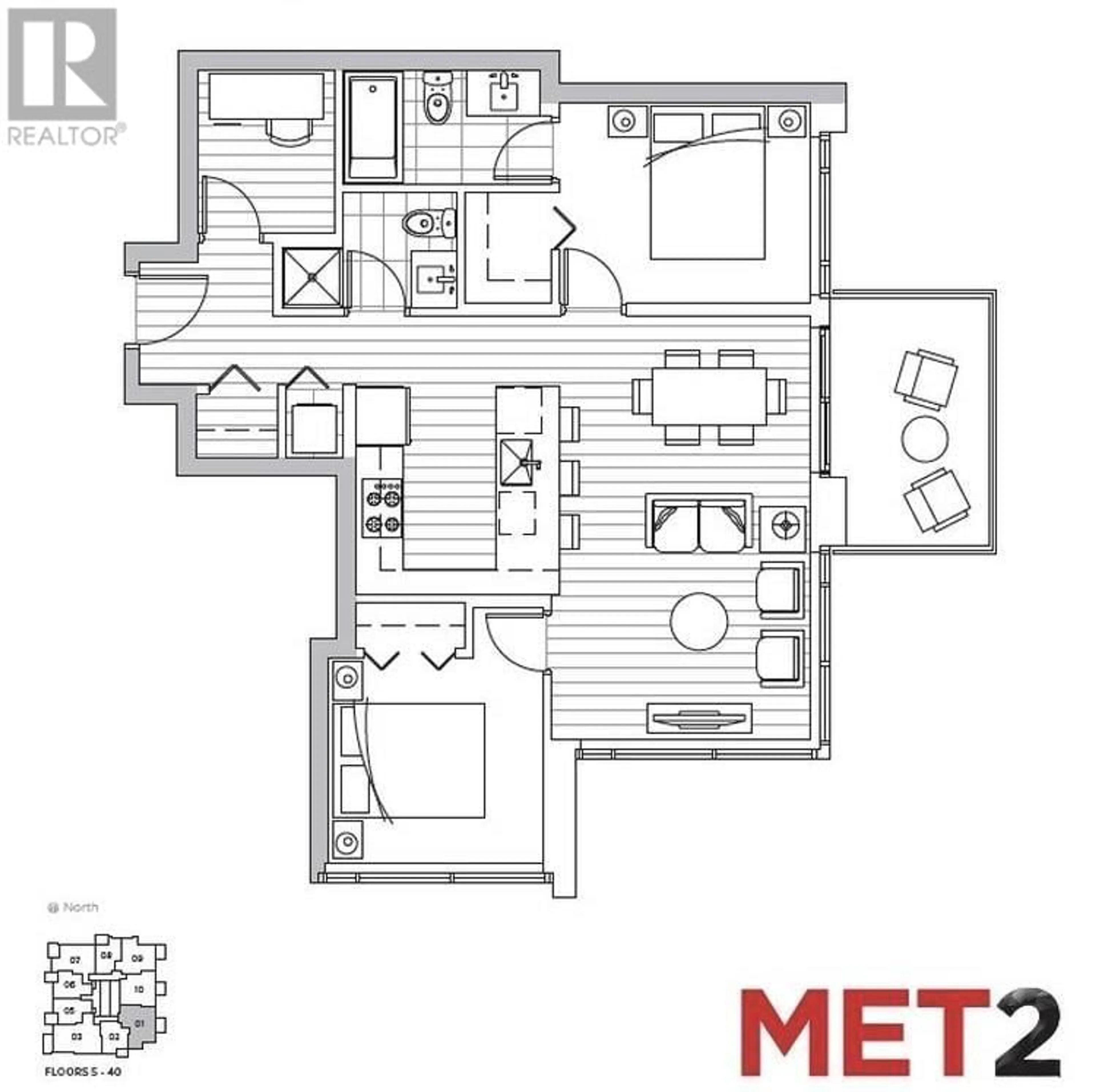 Floor plan for 3101 6538 NELSON AVENUE, Burnaby British Columbia V5H0G5