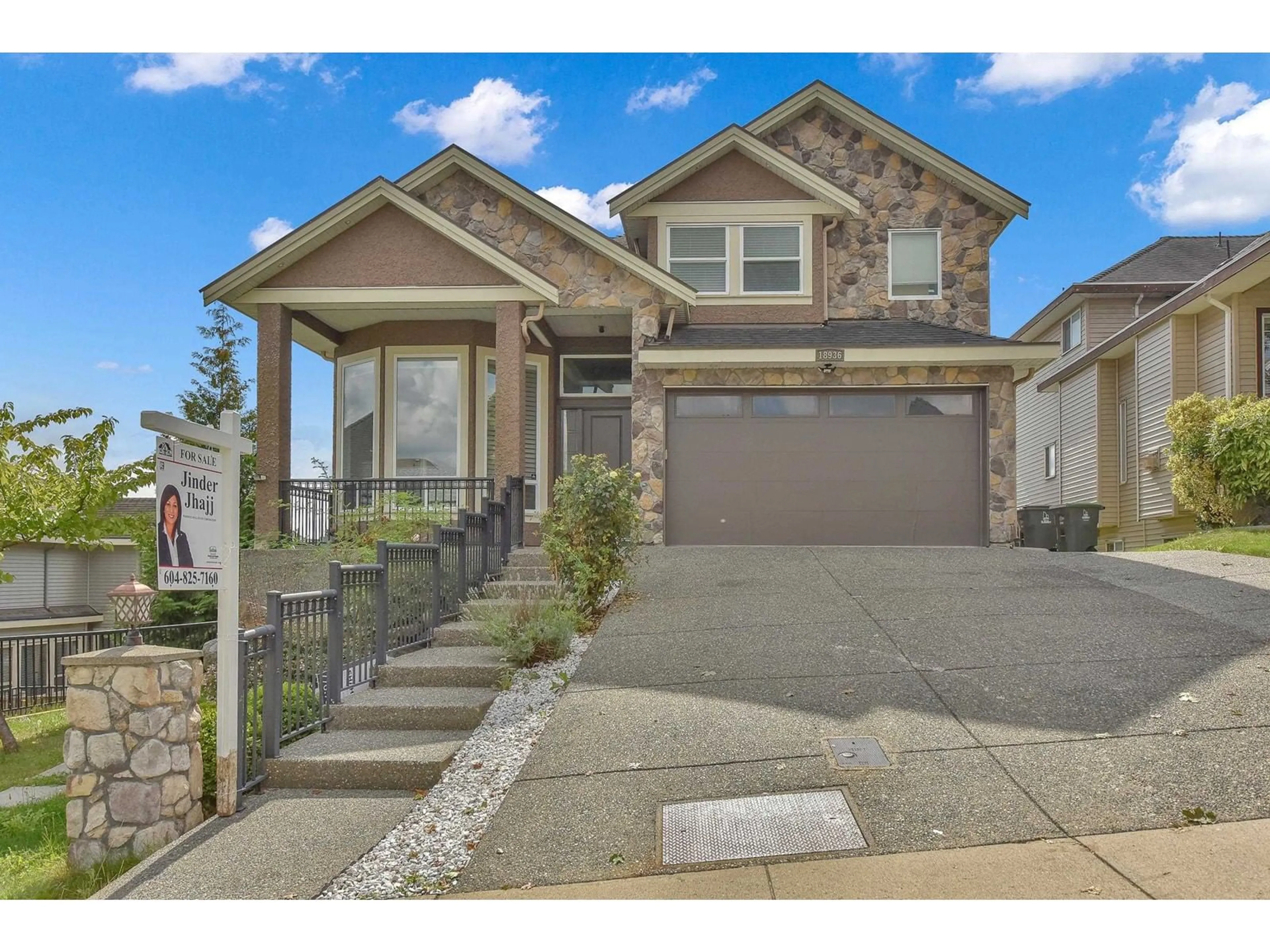 Frontside or backside of a home, the street view for 18936 55 AVENUE, Surrey British Columbia V3S6W7