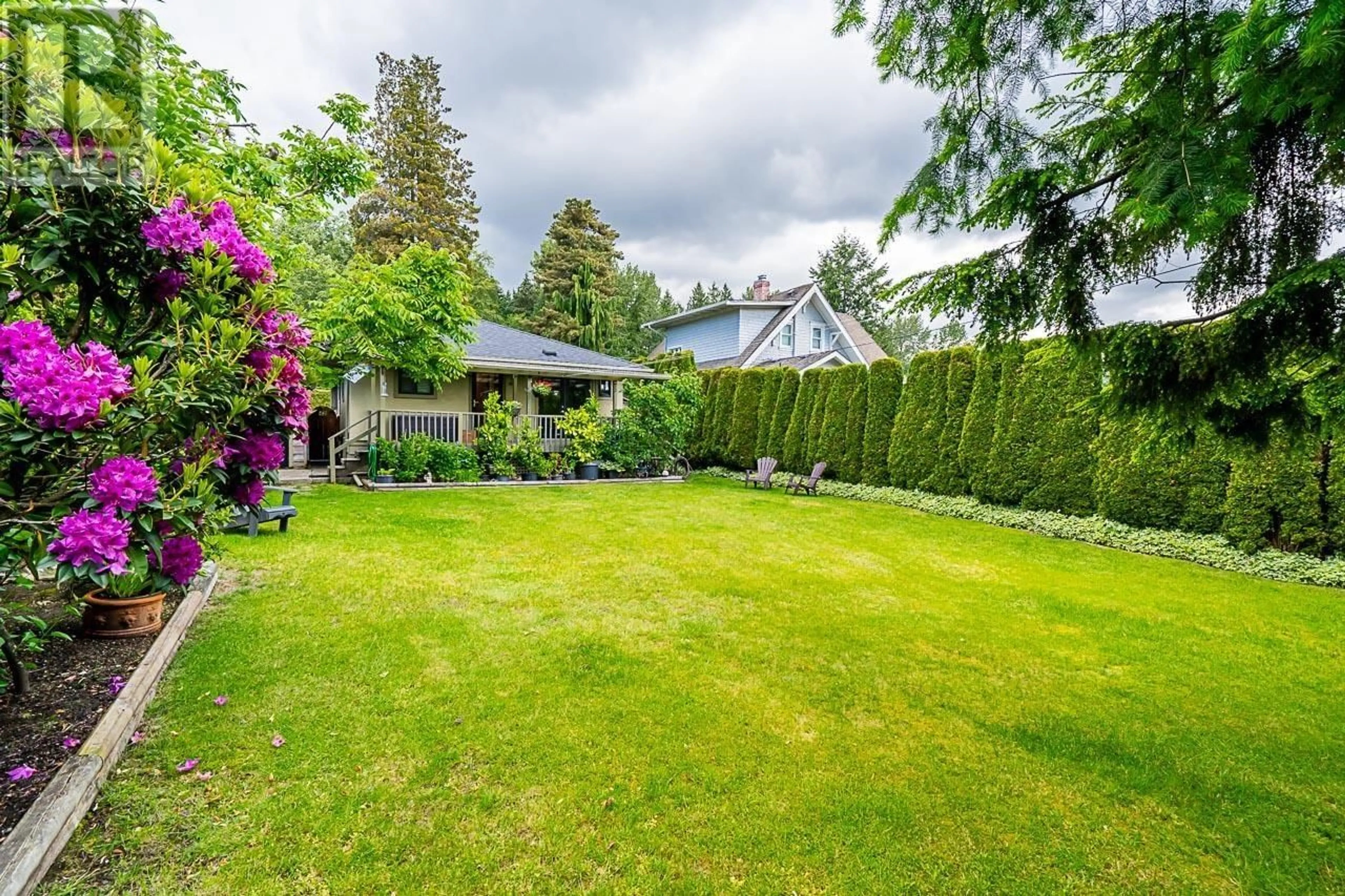 Frontside or backside of a home, the fenced backyard for 625 E 22ND STREET, North Vancouver British Columbia V7L3E1