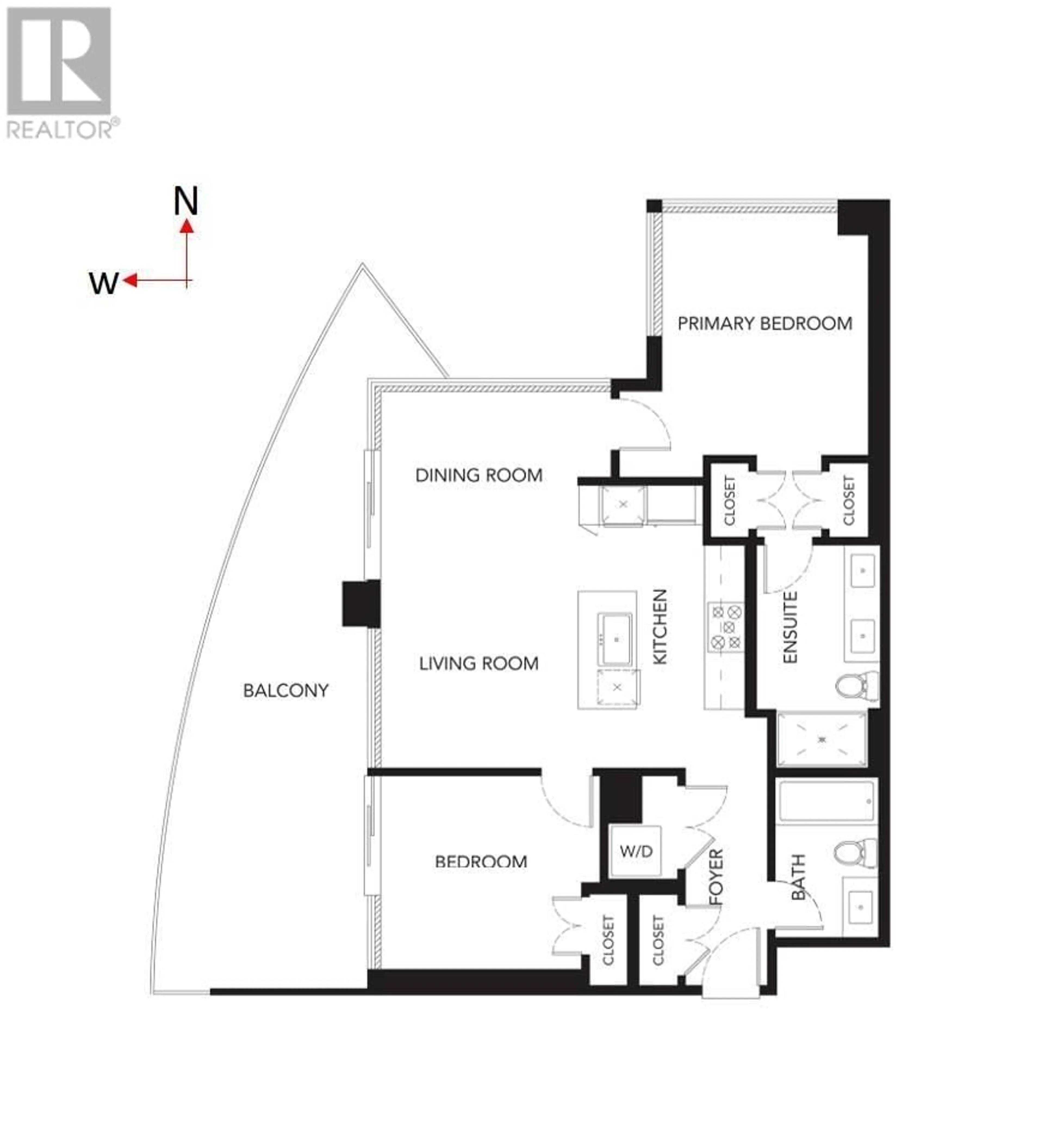 Floor plan for 1702 2085 SKYLINE COURT, Burnaby British Columbia V5C0M6