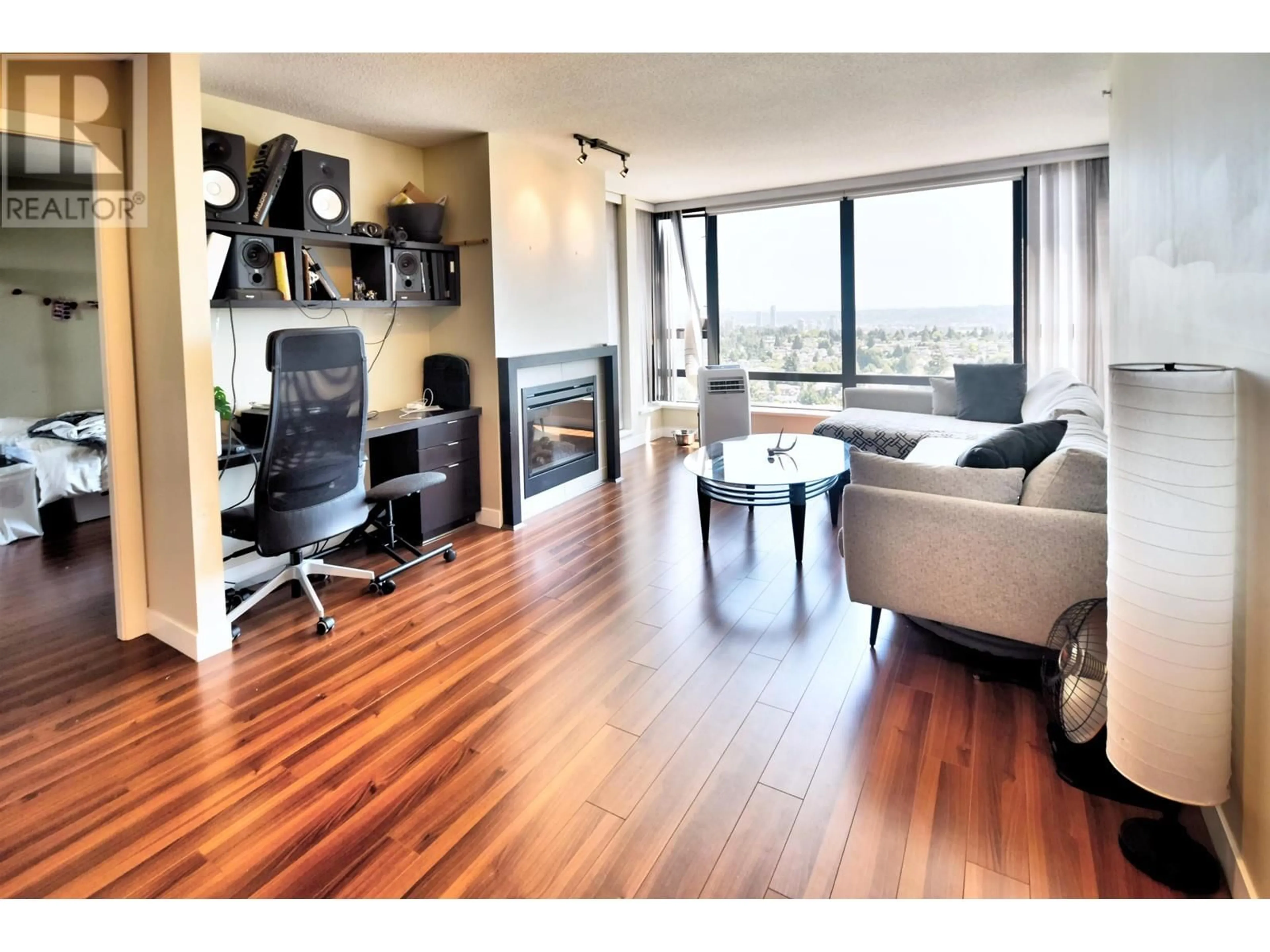 Living room, wood floors for 1904 7328 ARCOLA STREET, Burnaby British Columbia V5E0A7