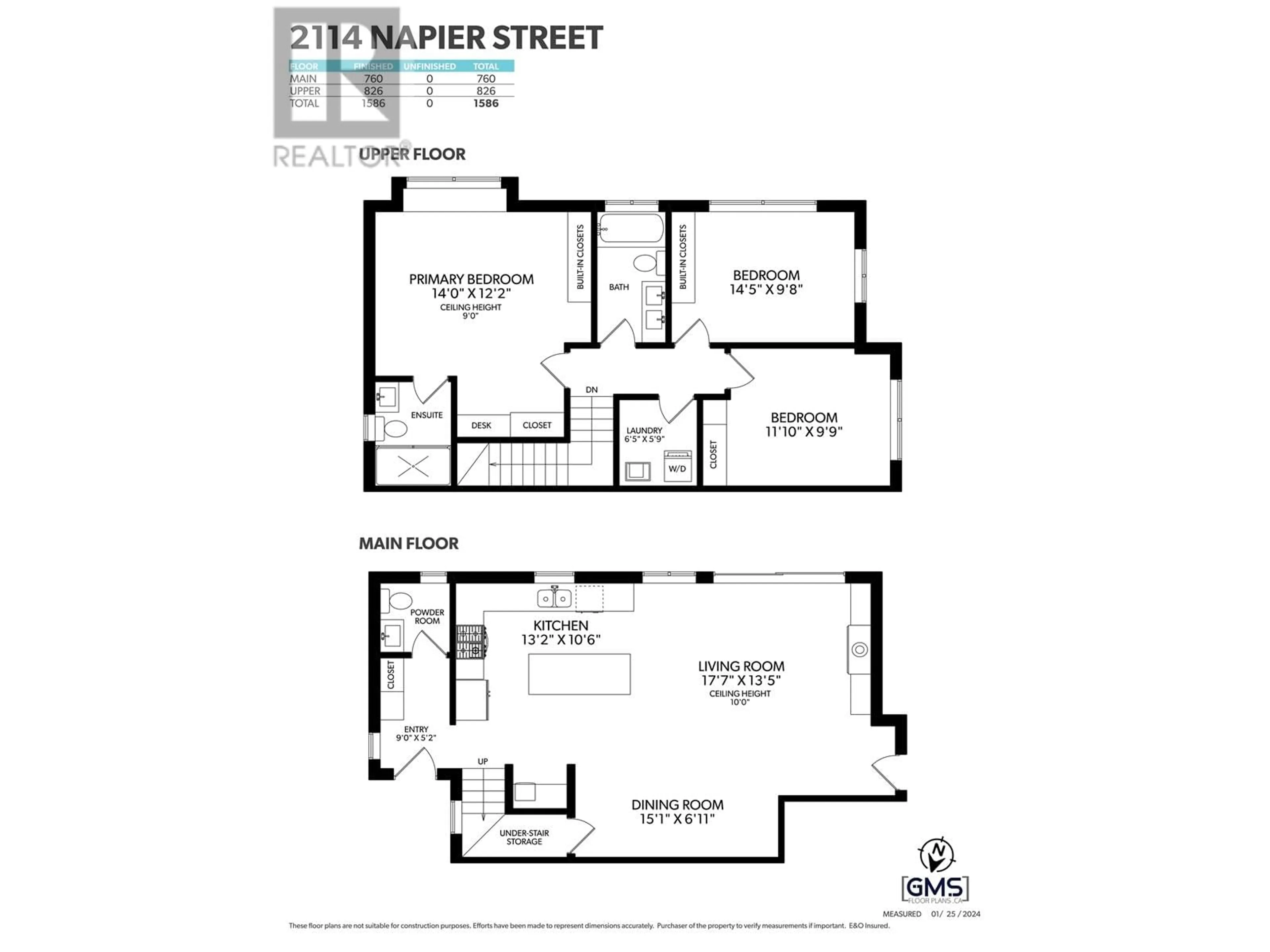 Floor plan for 2114 NAPIER STREET, Vancouver British Columbia V5L2N9