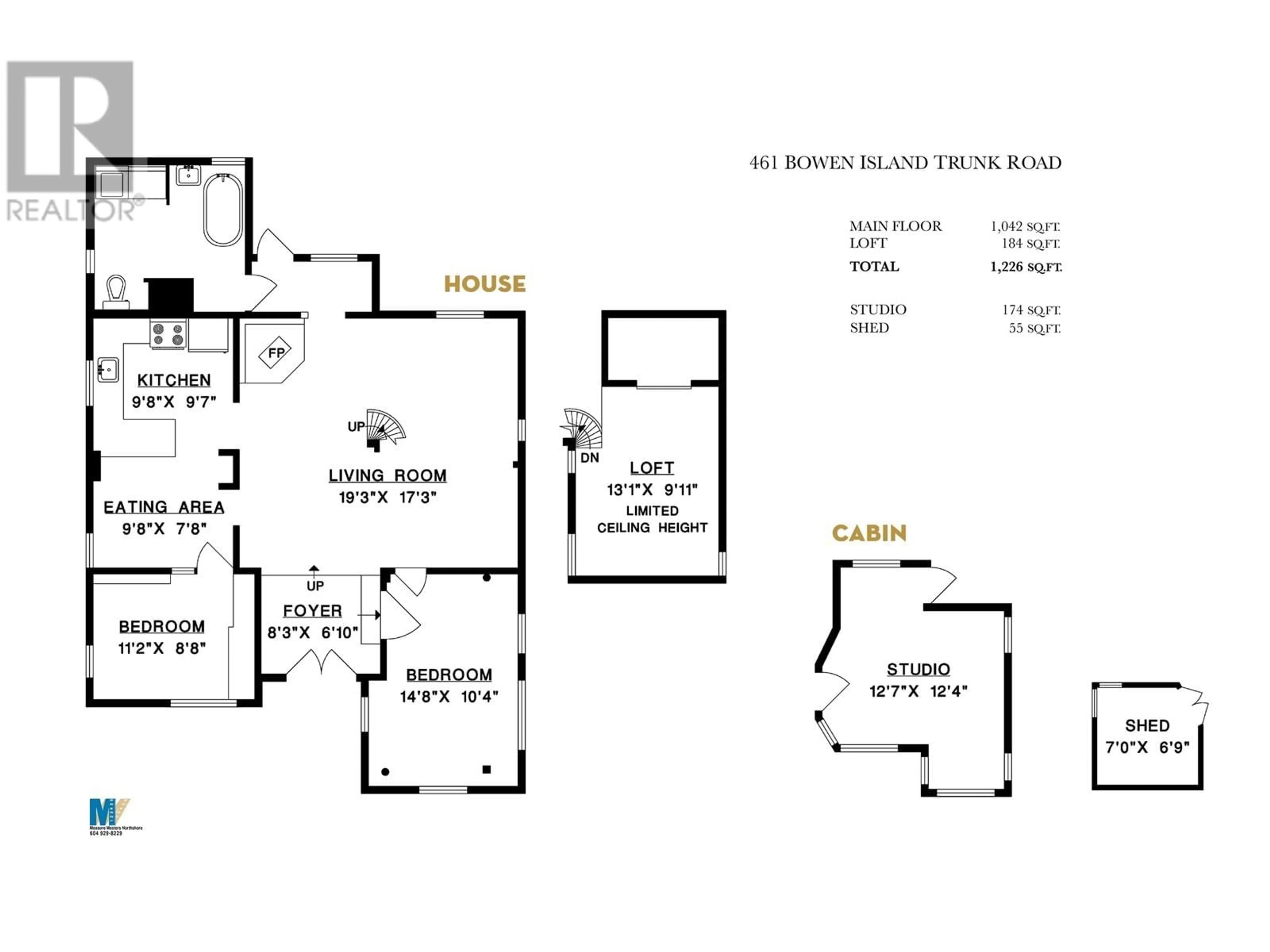 Floor plan for 461 BOWEN ISLAND TRUNK ROAD, Bowen Island British Columbia V0N1G1