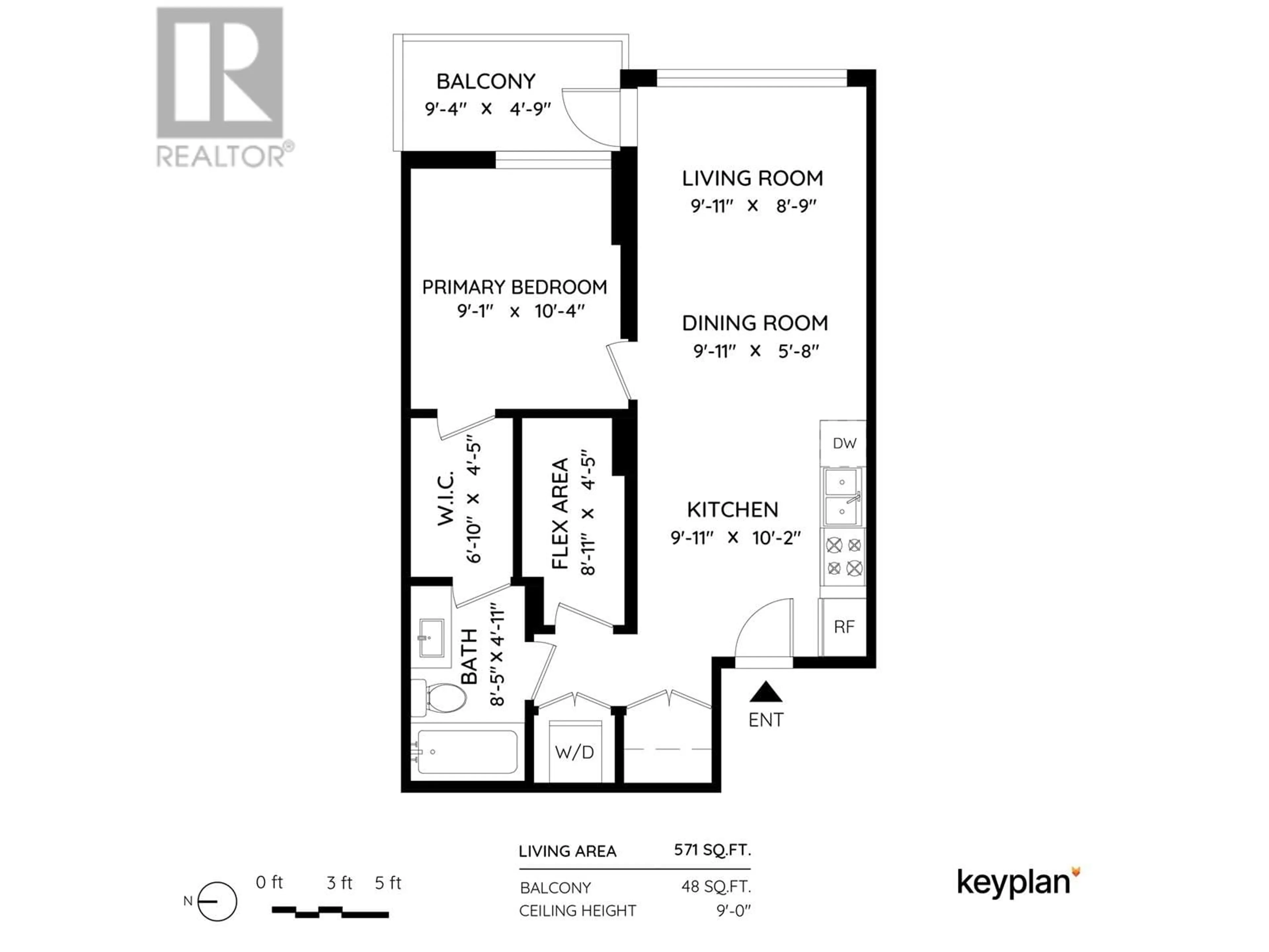 Floor plan for 501 38 W 1ST AVENUE, Vancouver British Columbia V5Y0K3