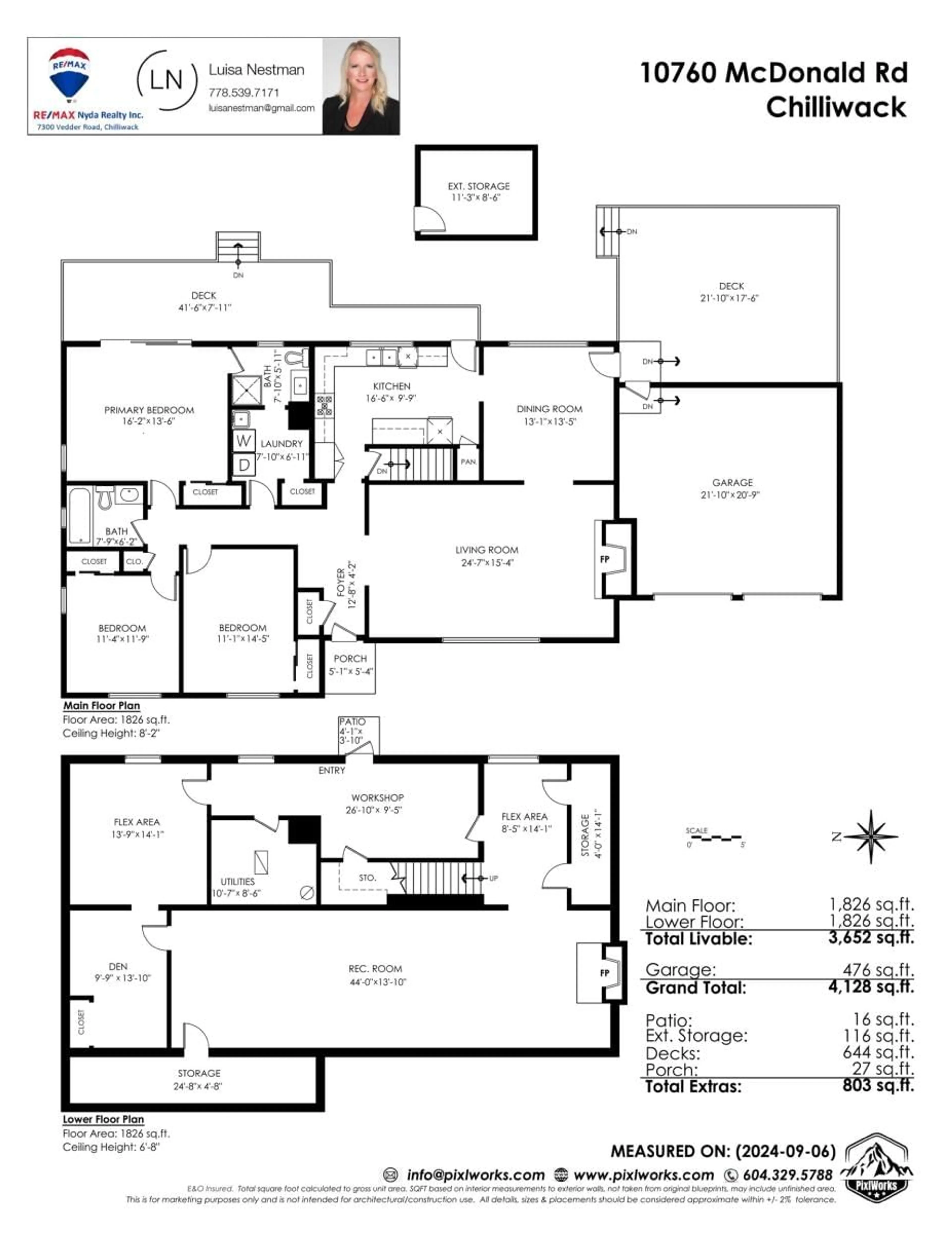 Floor plan for 10760 MCDONALD ROAD, Chilliwack British Columbia V2P7L6