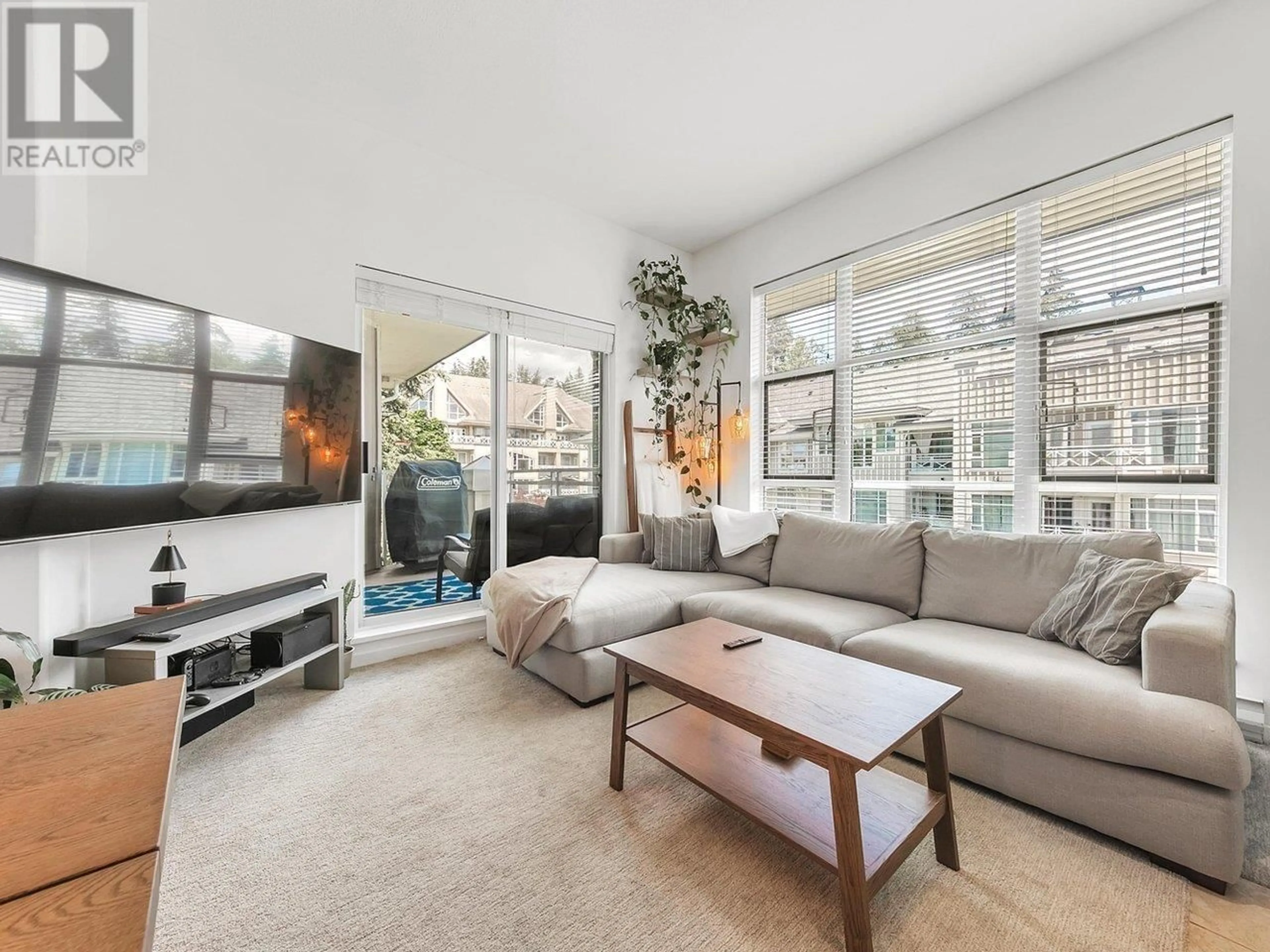 Living room, wood floors for 516 3608 DEERCREST DRIVE, North Vancouver British Columbia V7G2S8