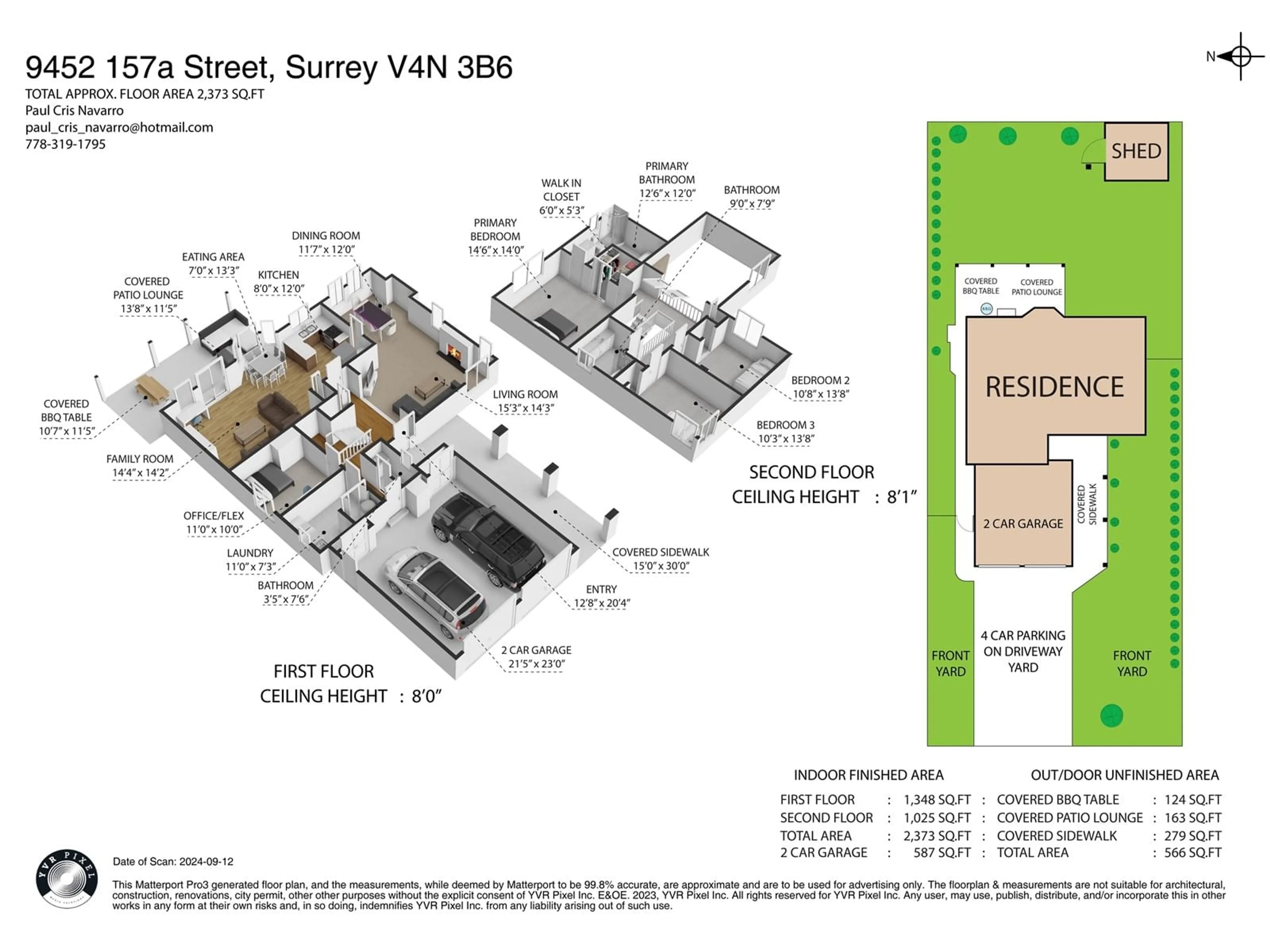 Floor plan for 9452 157A STREET, Surrey British Columbia V4N3B6