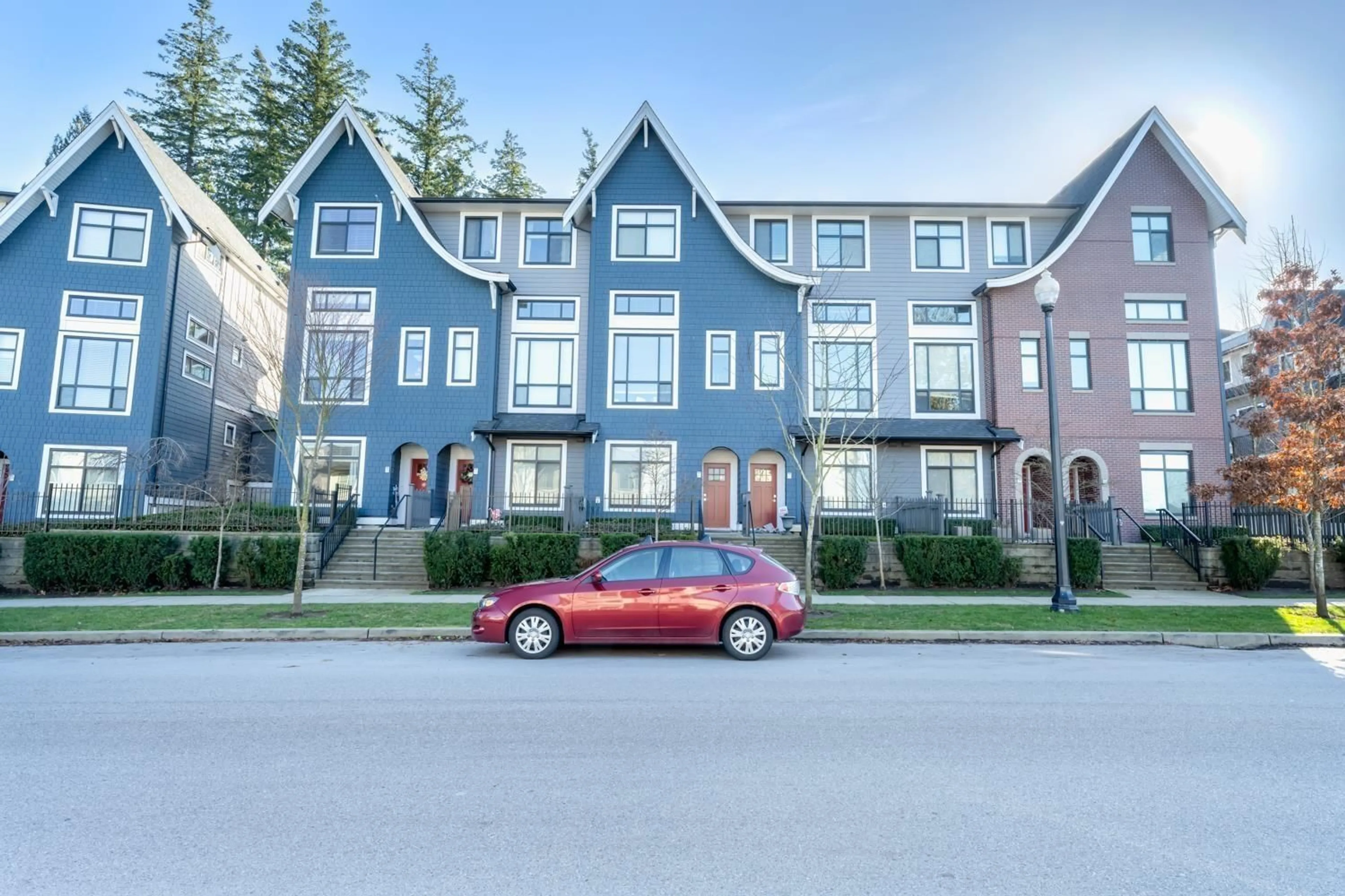 A pic from outside/outdoor area/front of a property/back of a property/a pic from drone, street for 40 2888 156 STREET, Surrey British Columbia V3Z0C7