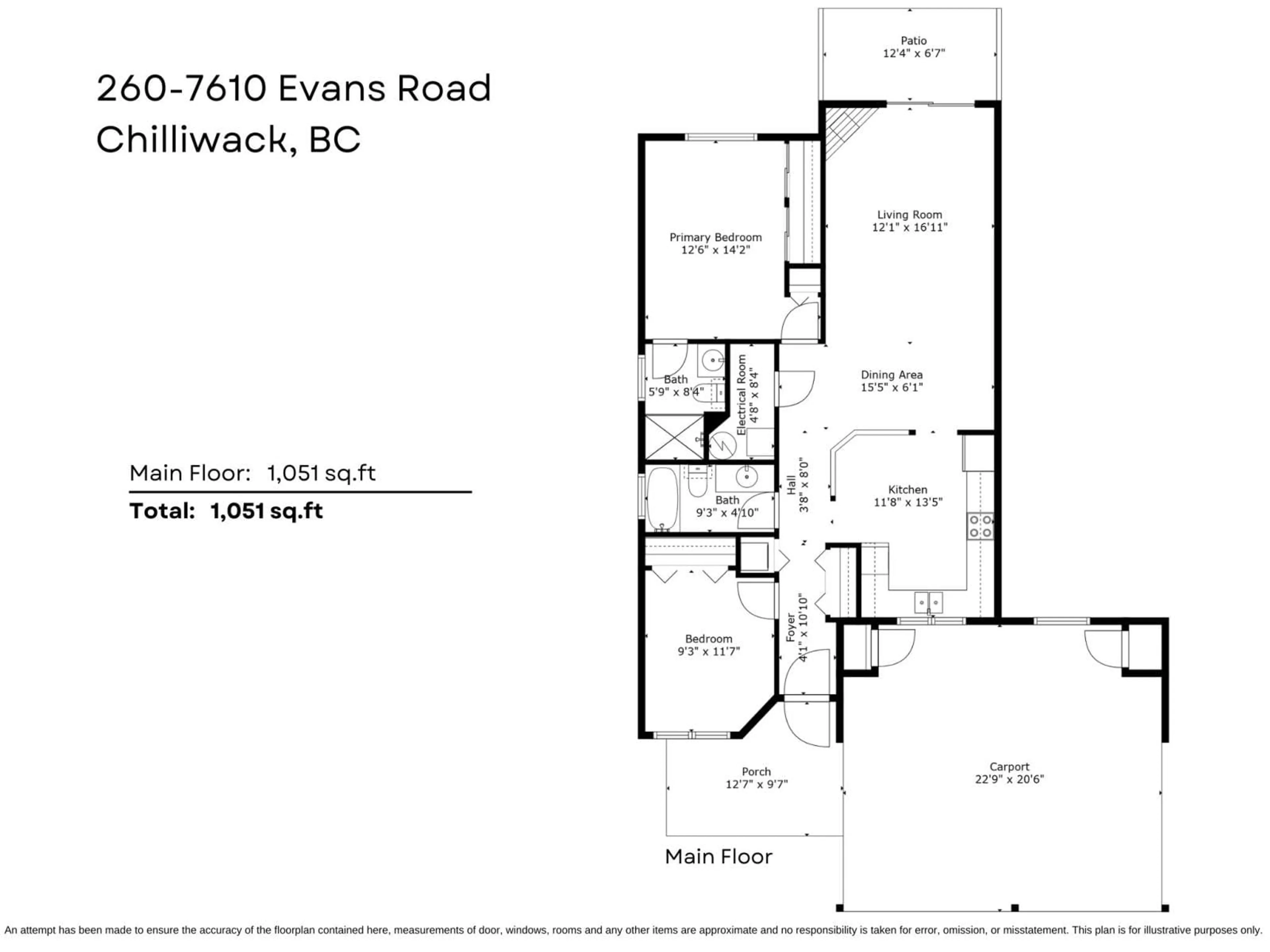 Floor plan for 260 7610 EVANS ROAD, Chilliwack British Columbia V2R2Z5