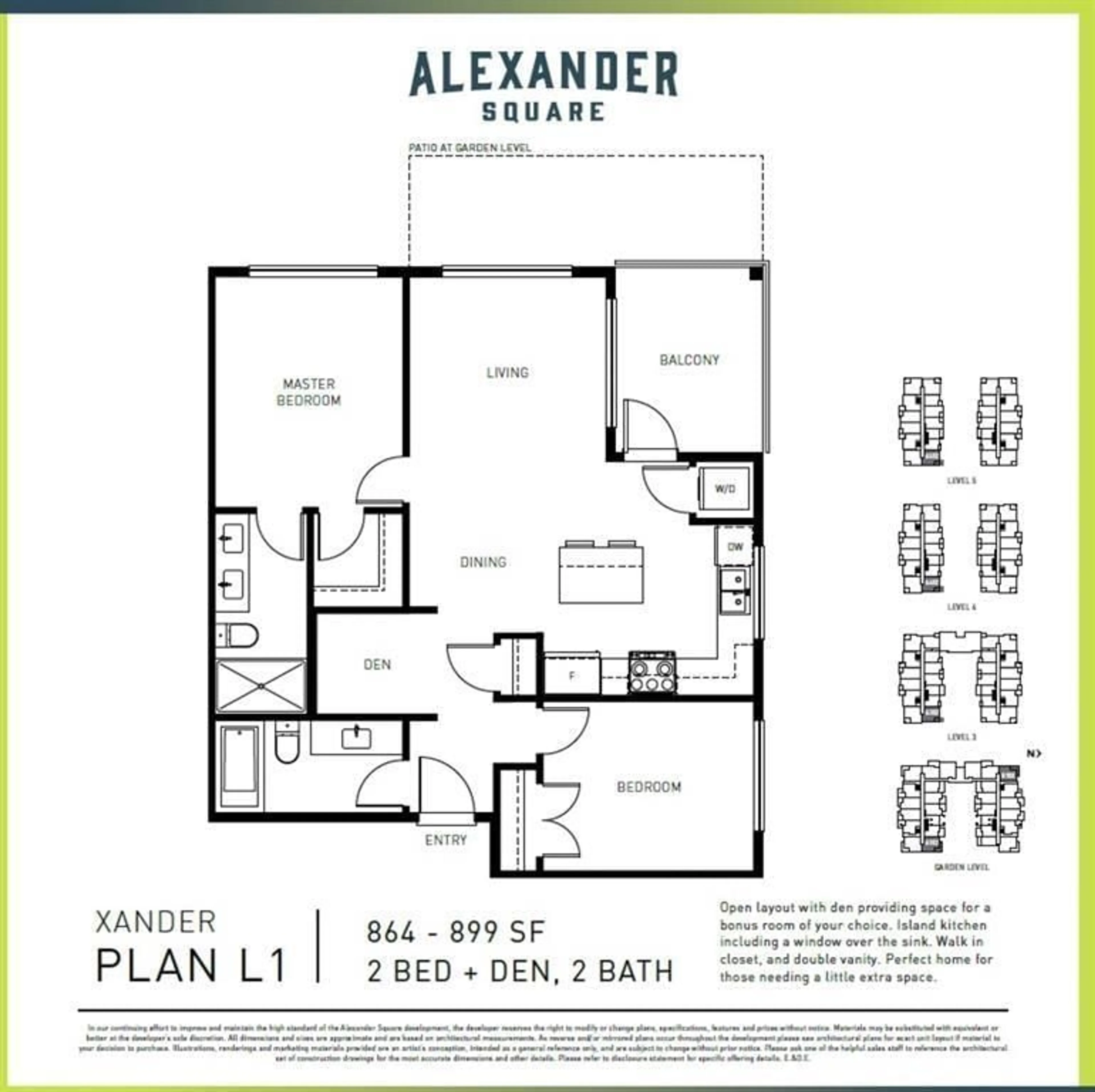 Floor plan for A302 20834 80 AVENUE, Langley British Columbia V2Y2C8