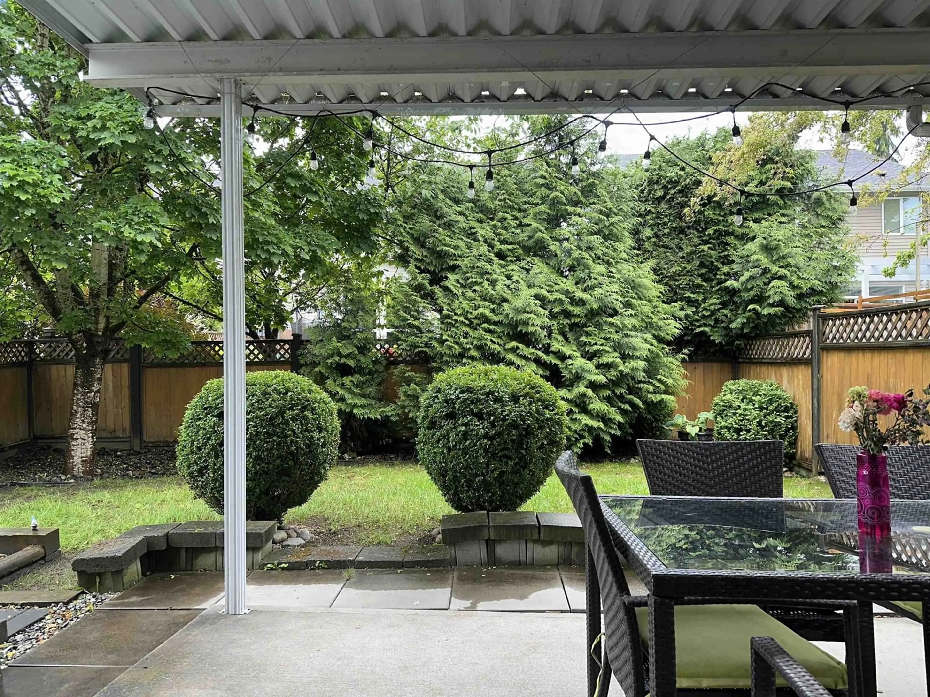 Patio, the fenced backyard for 20850 84A AVENUE, Langley British Columbia V2Y0A4