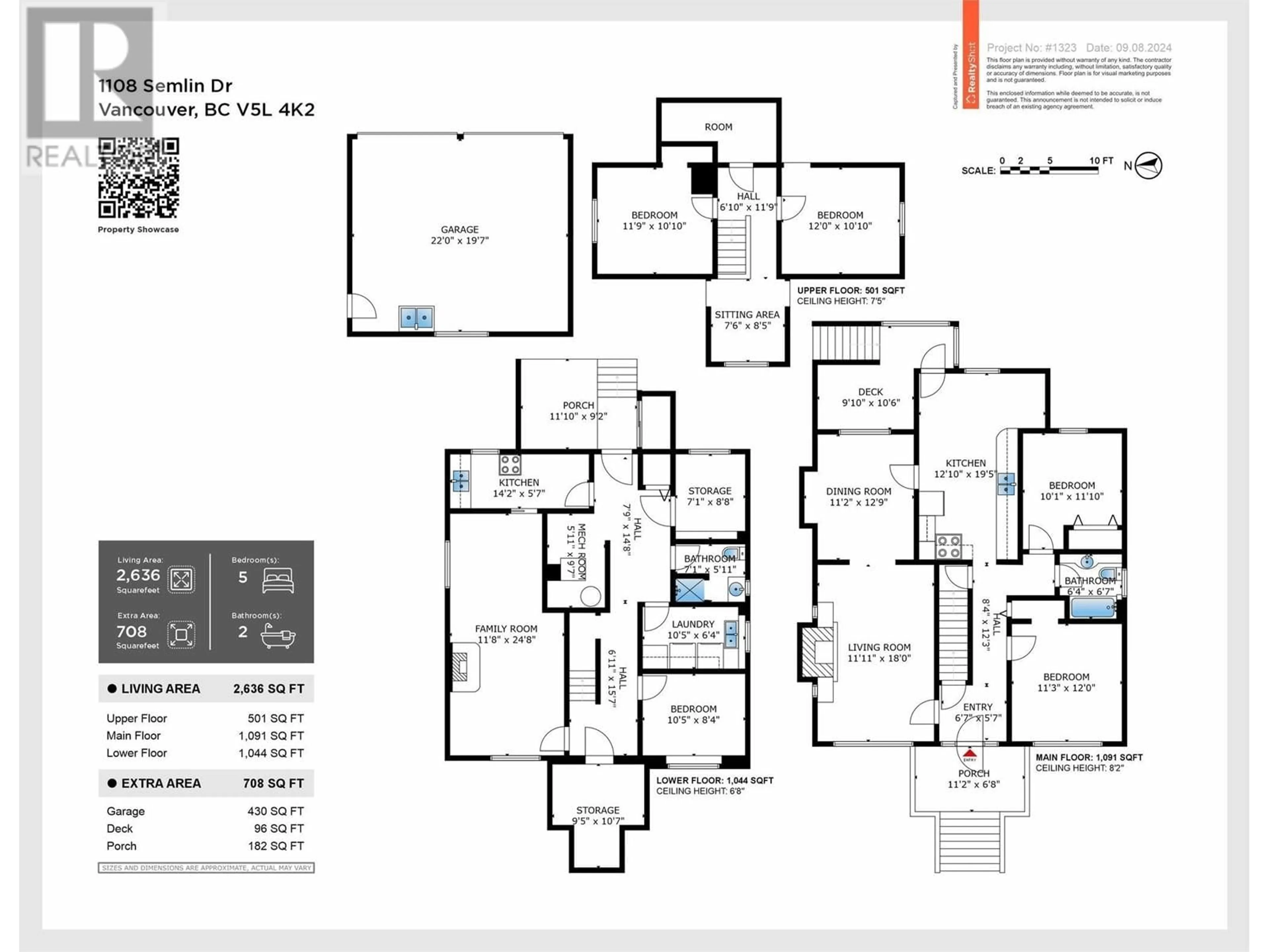 Floor plan for 1108 SEMLIN DRIVE, Vancouver British Columbia V5L4K2