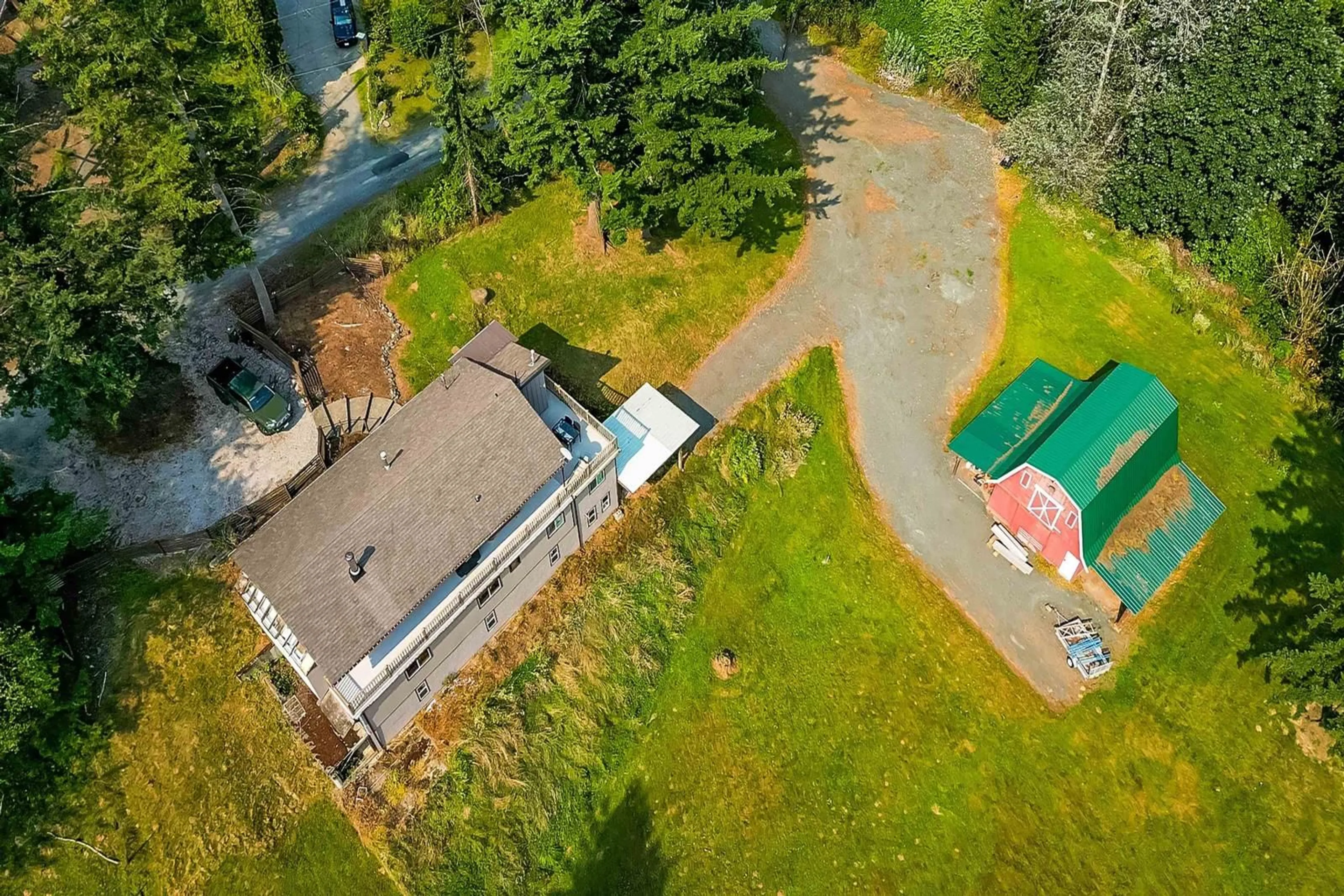 Frontside or backside of a home, the fenced backyard for 6180 ROSS ROAD, Chilliwack British Columbia V2R4S6