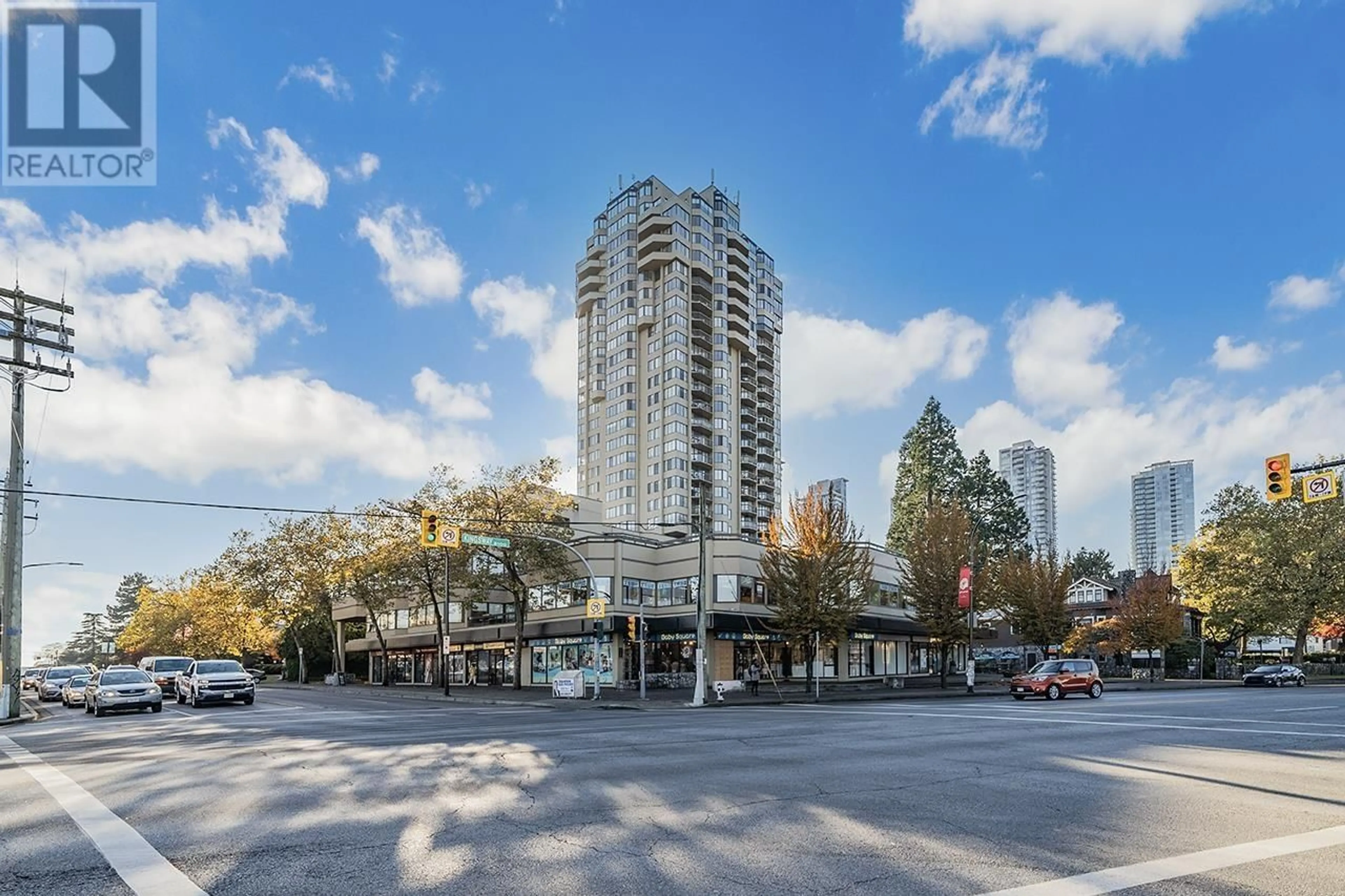 A pic from exterior of the house or condo, the street view for 2103 6540 BURLINGTON AVENUE, Burnaby British Columbia V5H4G3