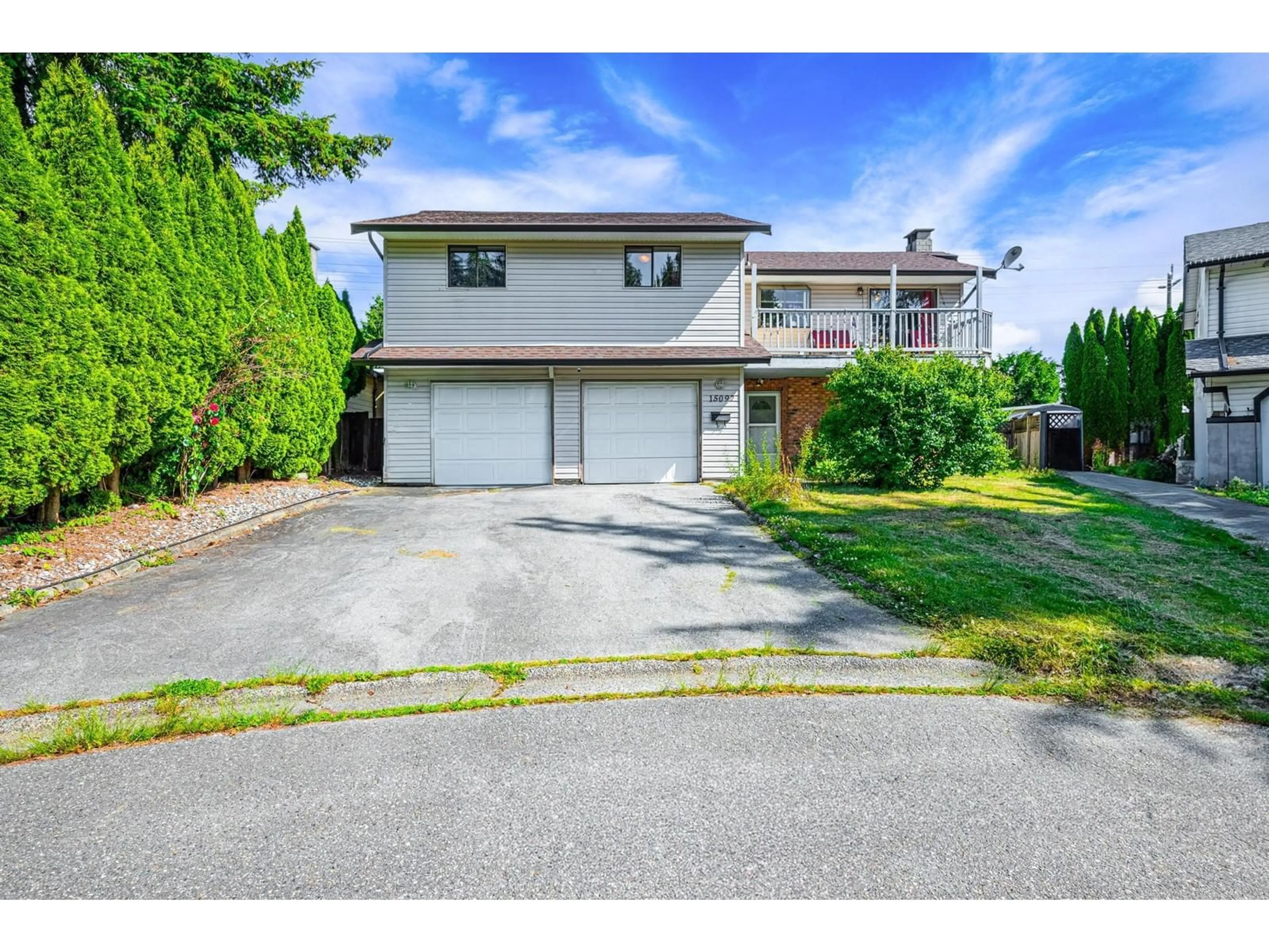 Frontside or backside of a home, the street view for 15097 95 AVENUE, Surrey British Columbia V3V5W1