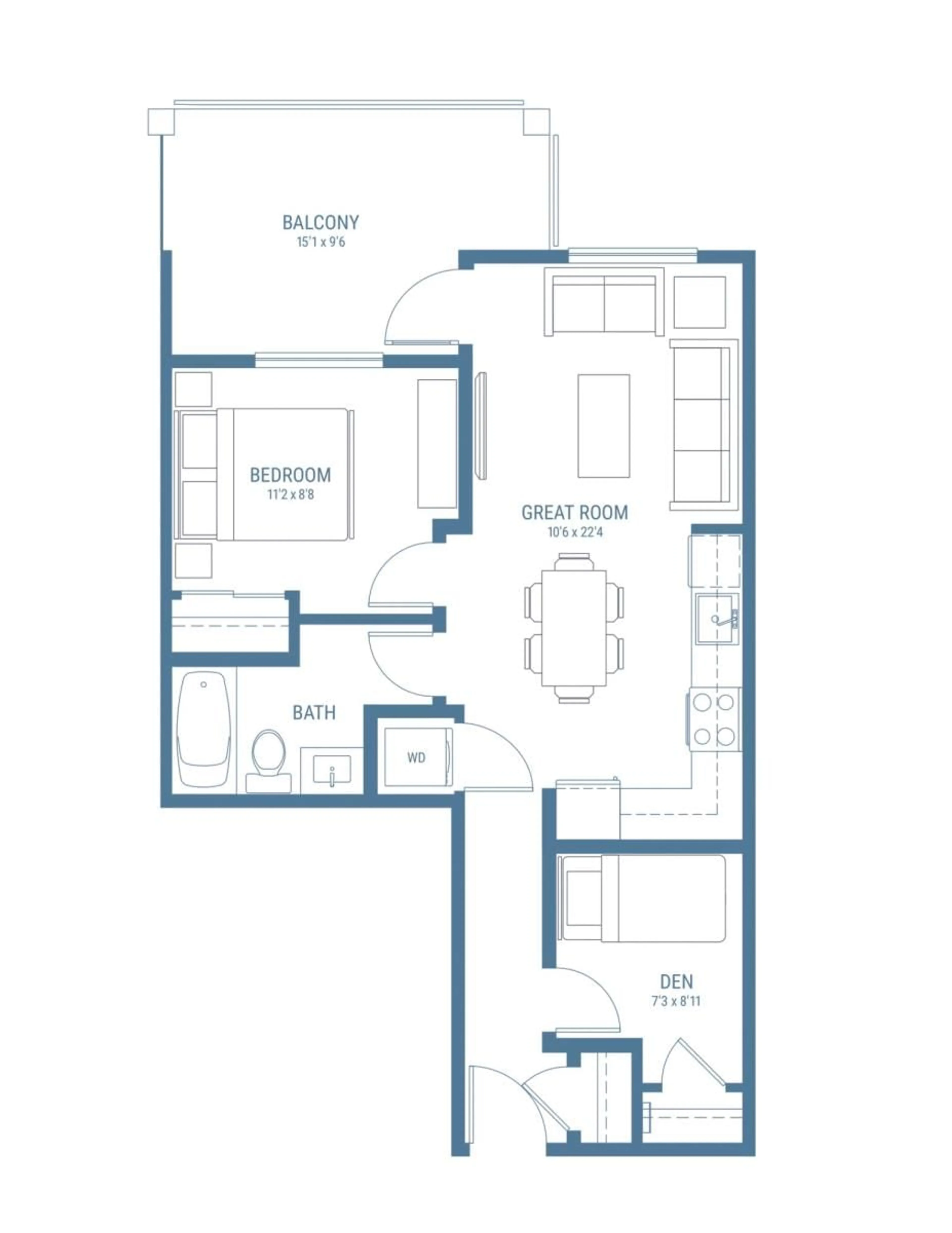 Floor plan for 601 45505 CAMPUS DRIVE, Chilliwack British Columbia V2R6L2