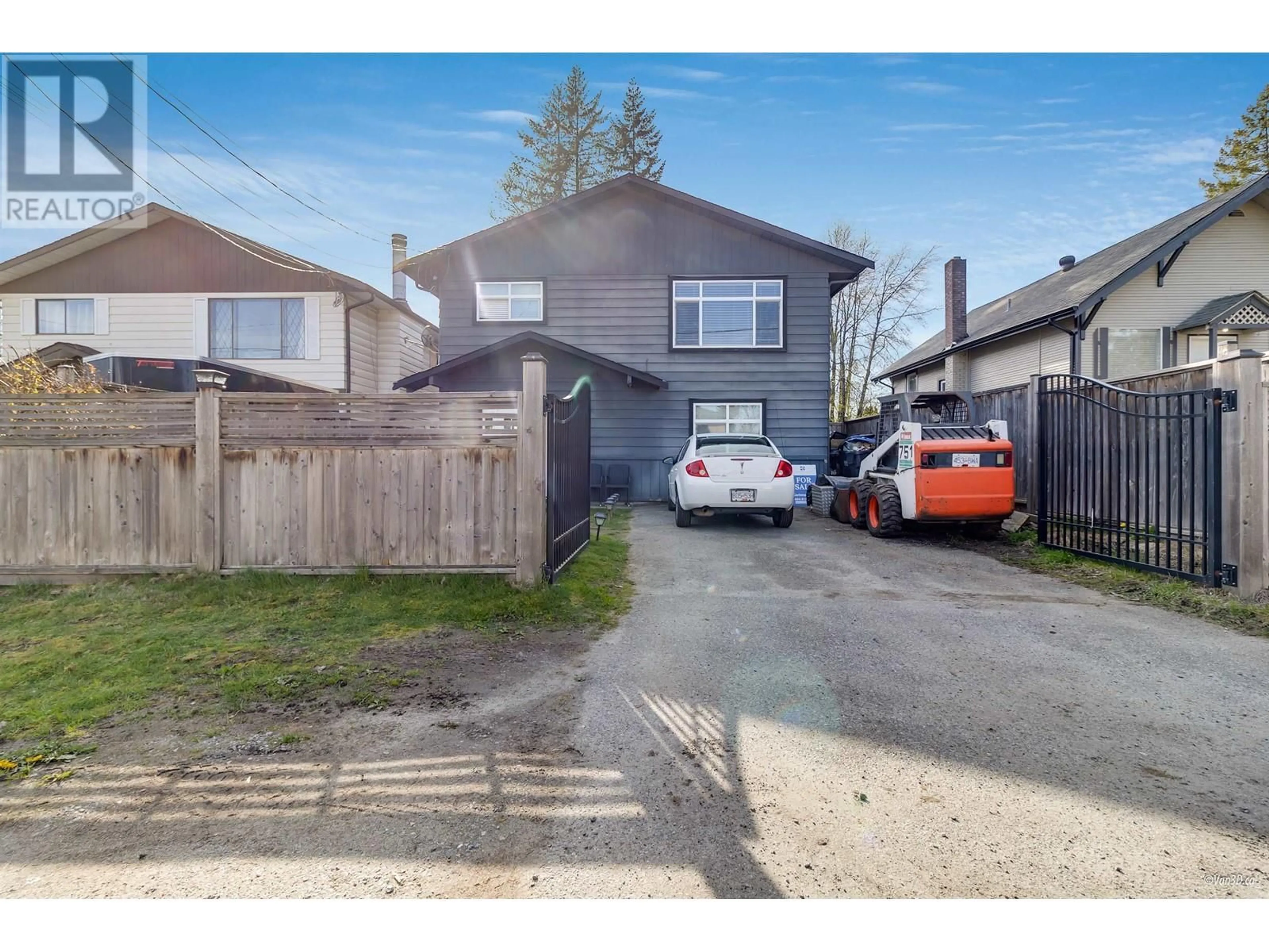 Frontside or backside of a home, the fenced backyard for 3265 OXFORD STREET, Port Coquitlam British Columbia V3B4C6