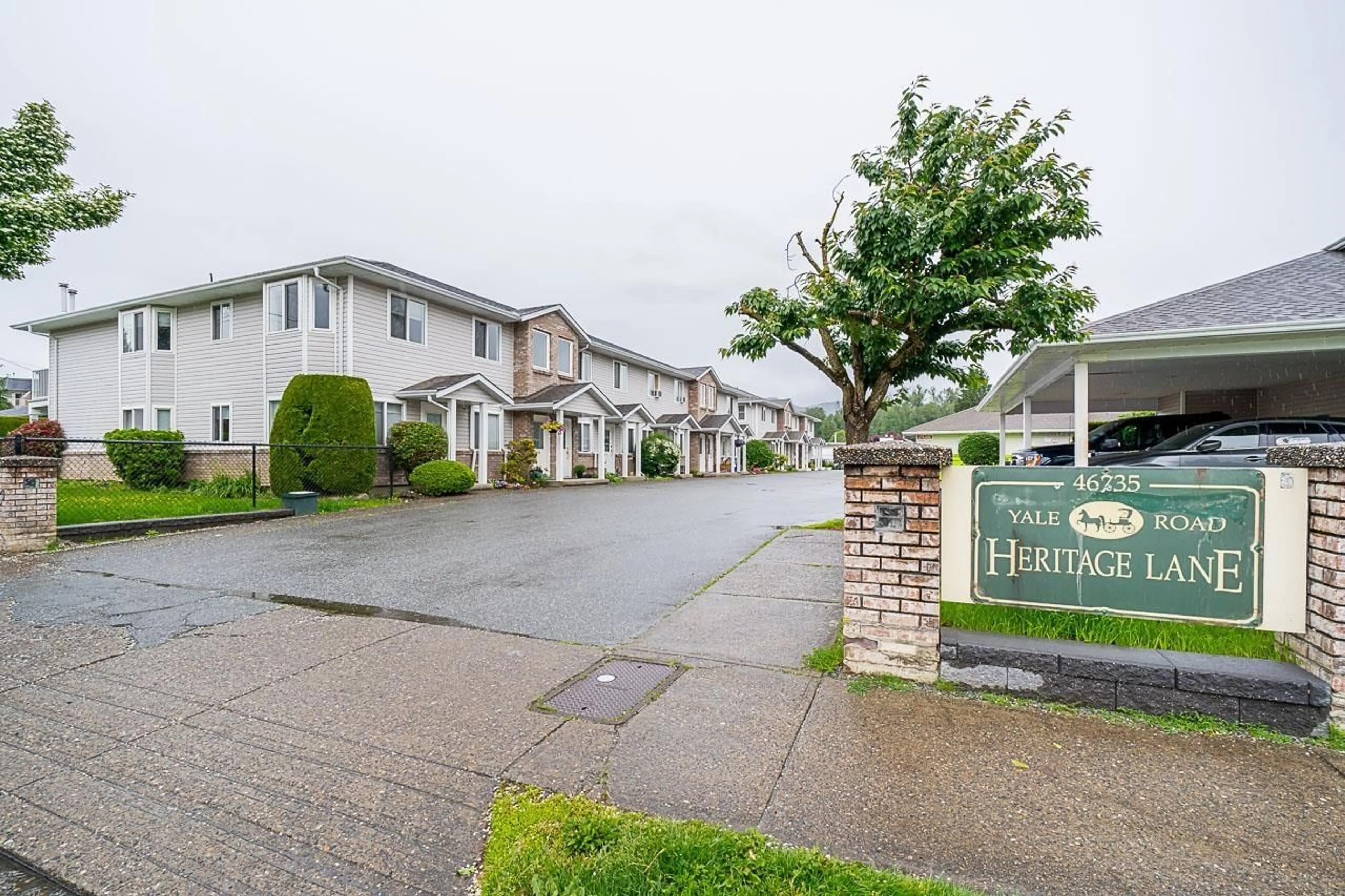 A pic from exterior of the house or condo, the street view for 21 46735 YALE ROAD, Chilliwack British Columbia V2P2S3