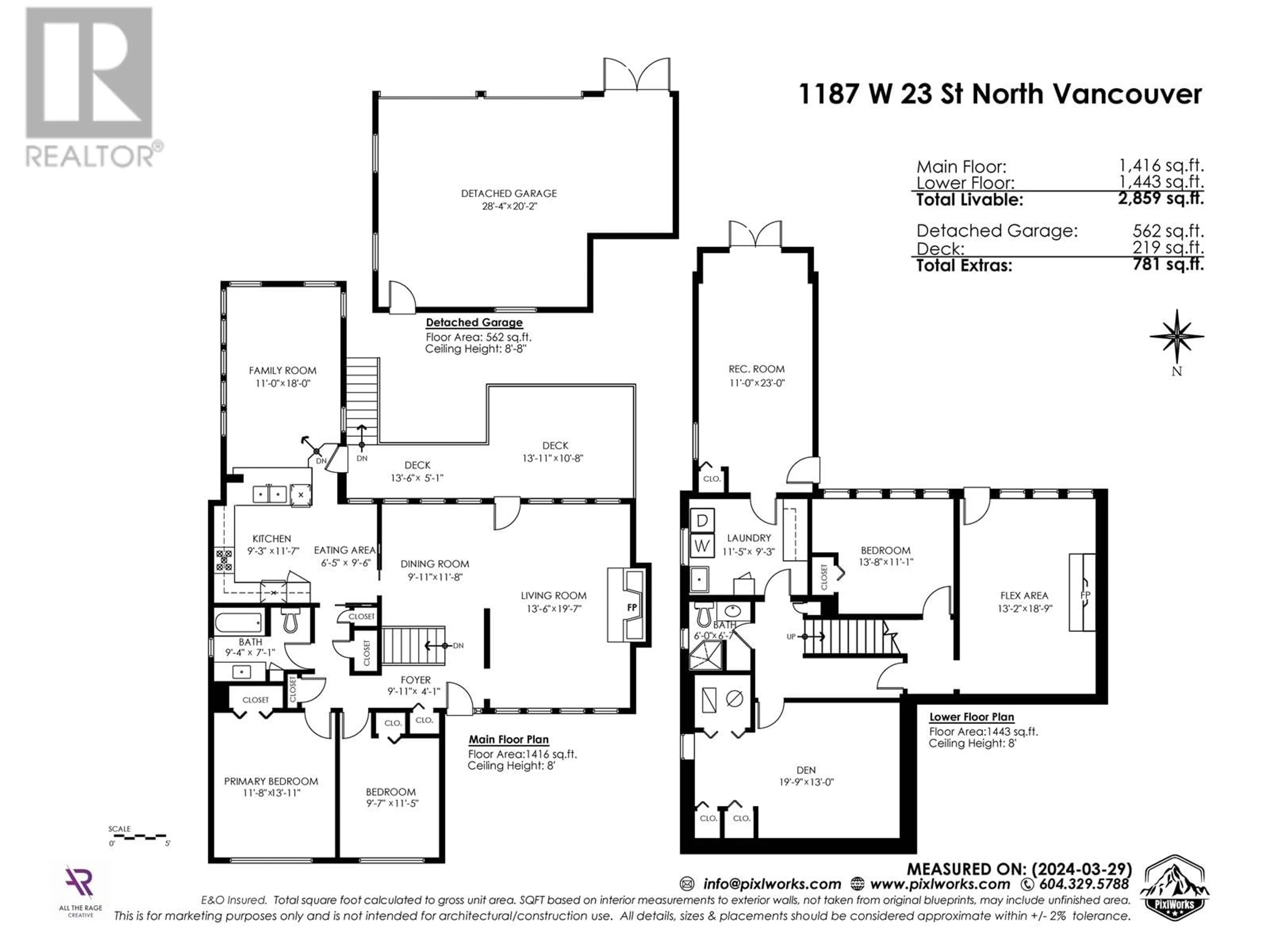 Floor plan for 1187 W 23RD STREET, North Vancouver British Columbia V7P2H2