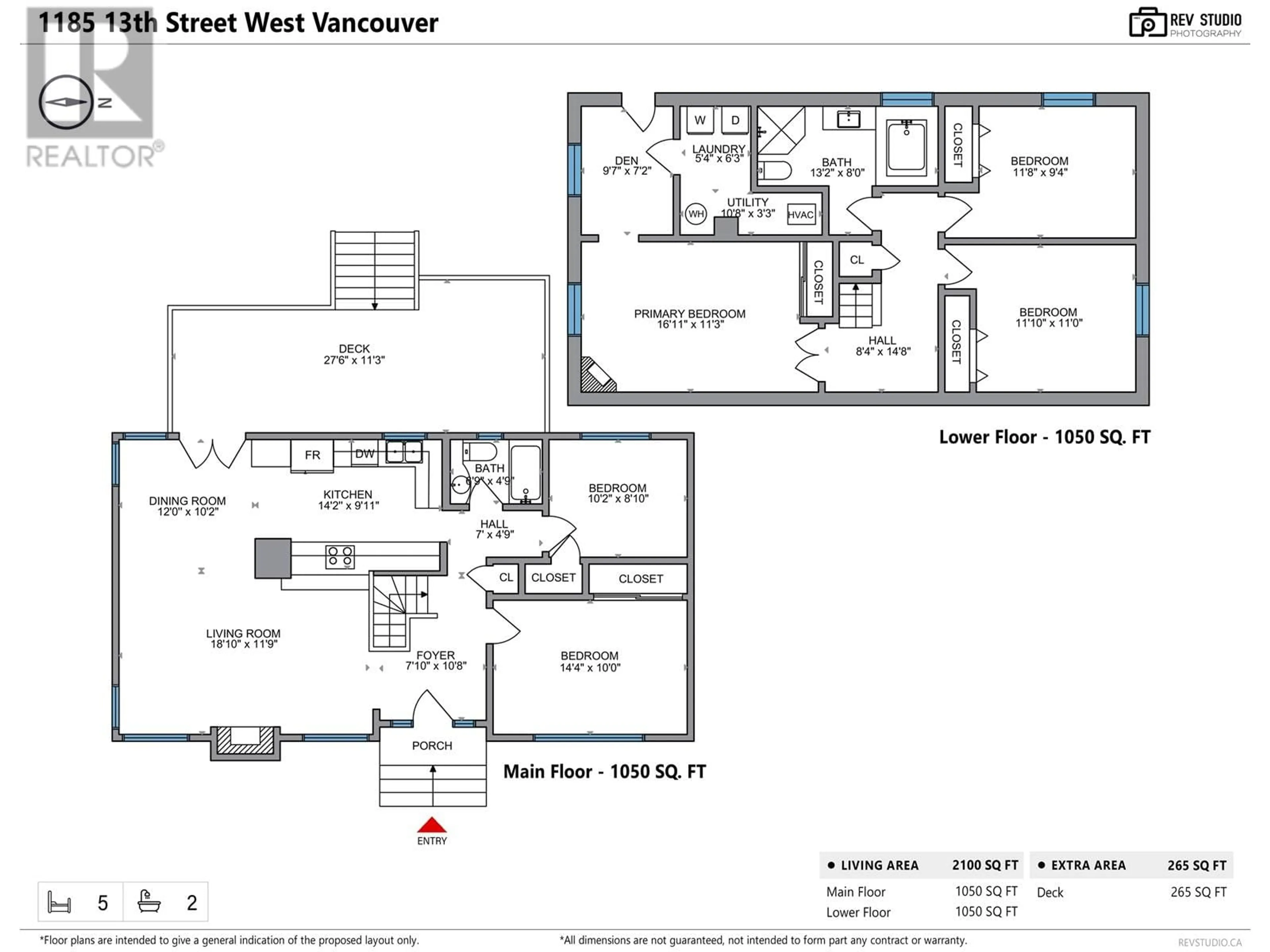 Floor plan for 1185 13TH STREET, West Vancouver British Columbia V7T2P6