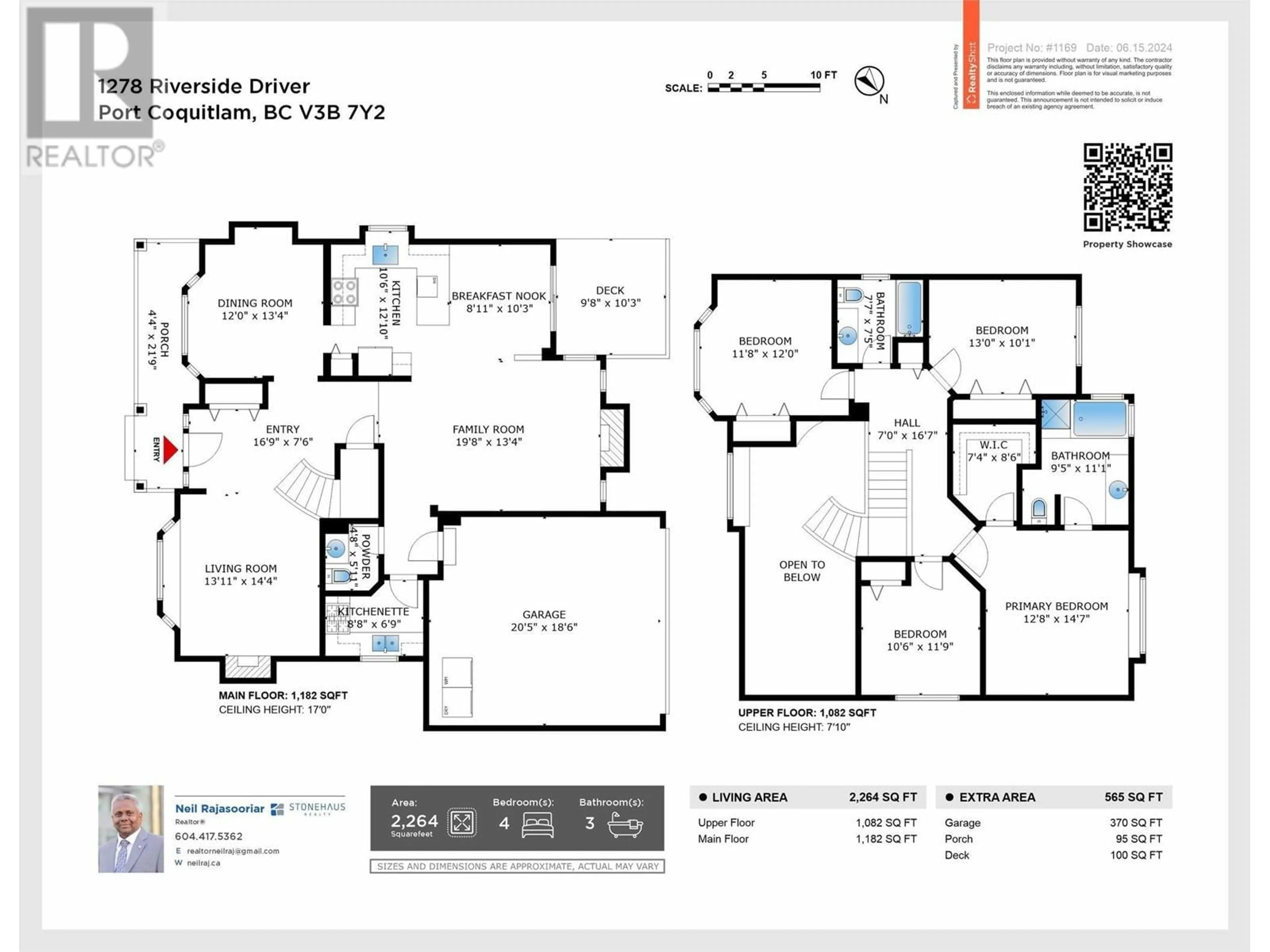 Floor plan for 1278 RIVERSIDE DRIVE, Port Coquitlam British Columbia V3B7Y2