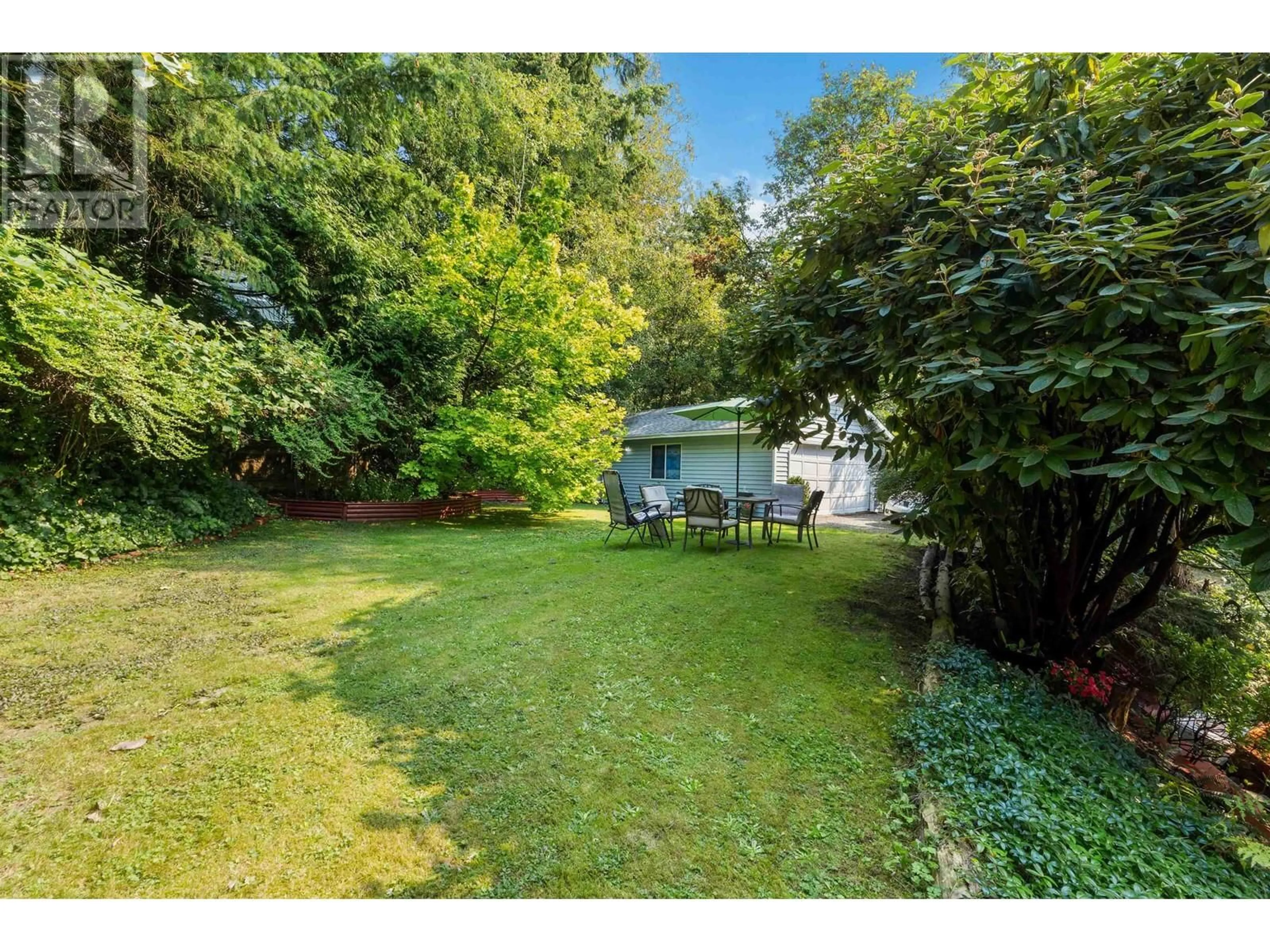 Patio, the fenced backyard for 22537 BRICKWOOD CLOSE, Maple Ridge British Columbia V2X9J5