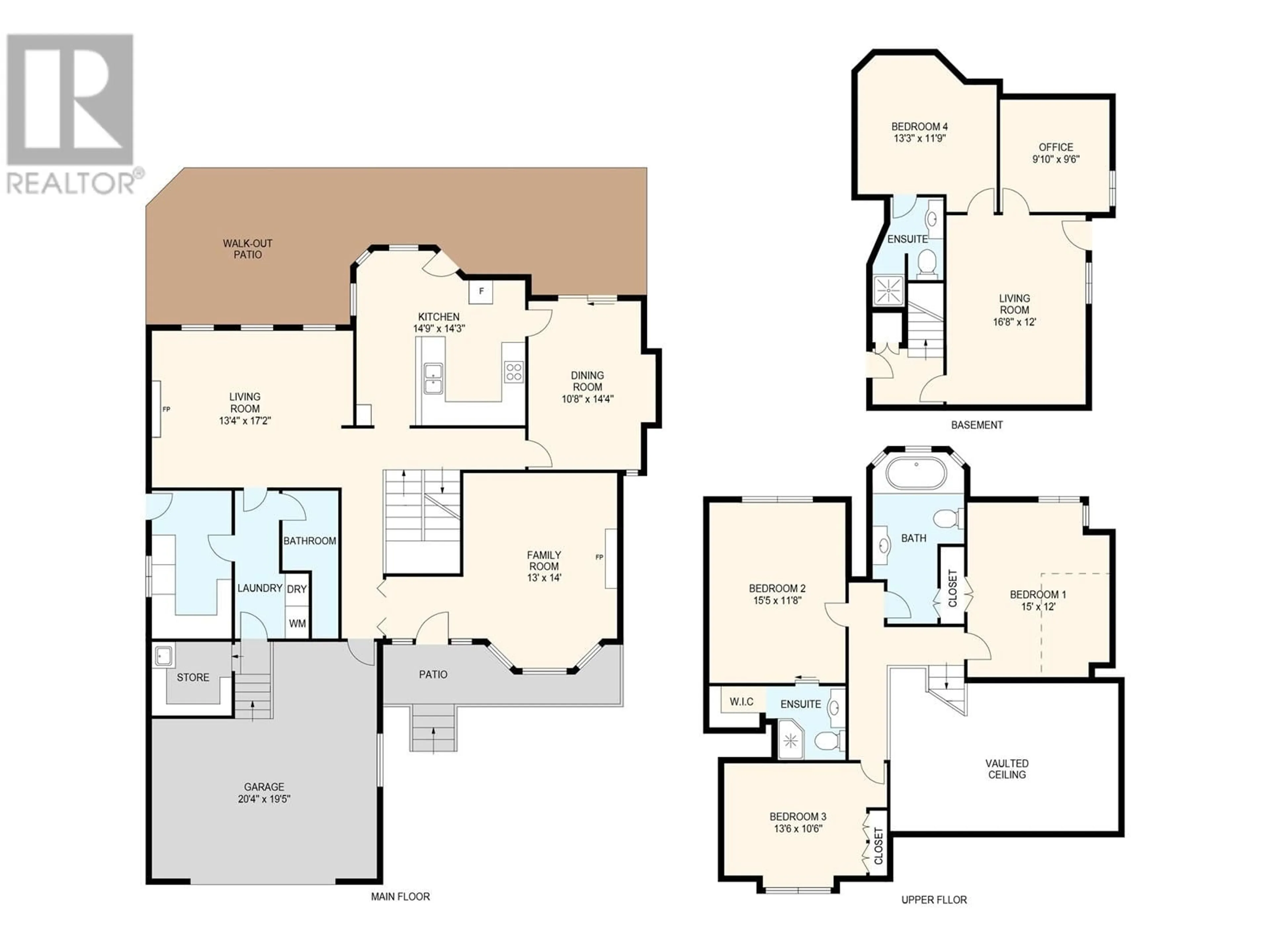 Floor plan for 22537 BRICKWOOD CLOSE, Maple Ridge British Columbia V2X9J5