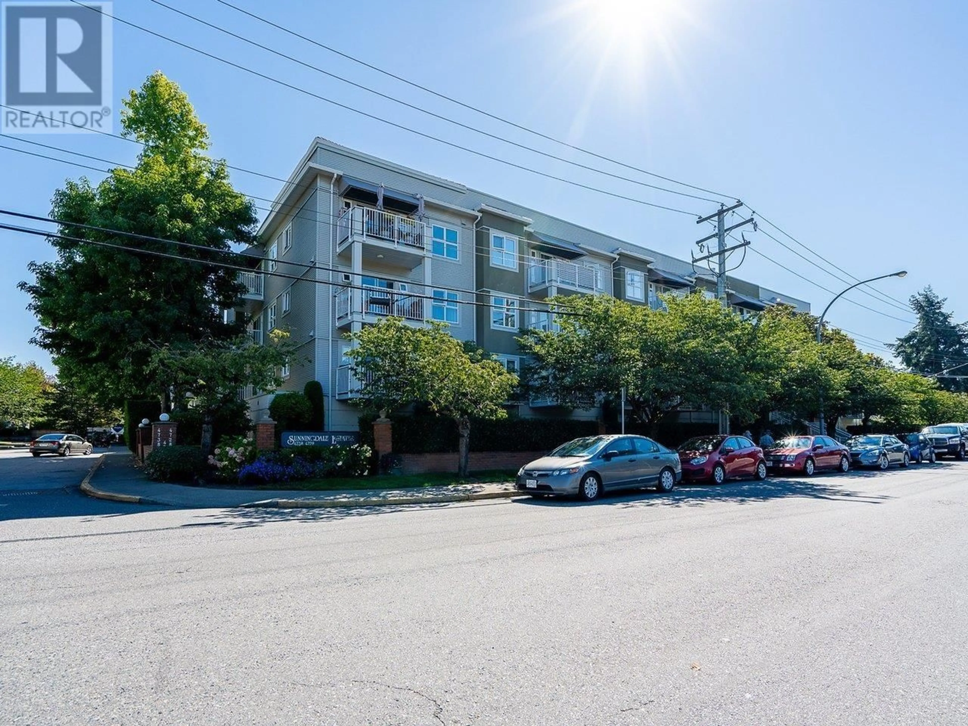 A pic from exterior of the house or condo, the street view for 307 4728 53 STREET, Delta British Columbia V4K2Z1