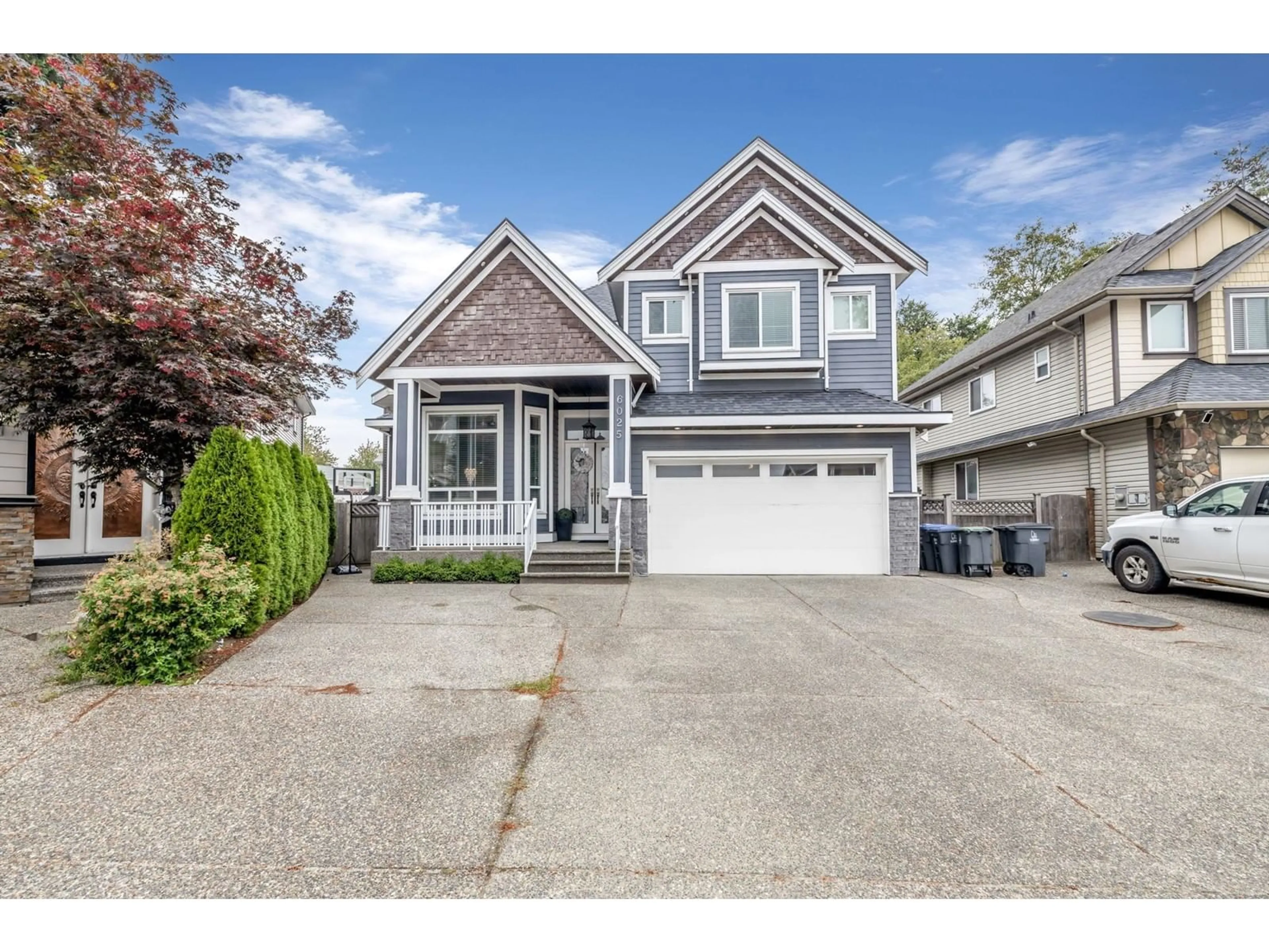 Home with vinyl exterior material, street for 6025 131A, Surrey British Columbia V3X0E6
