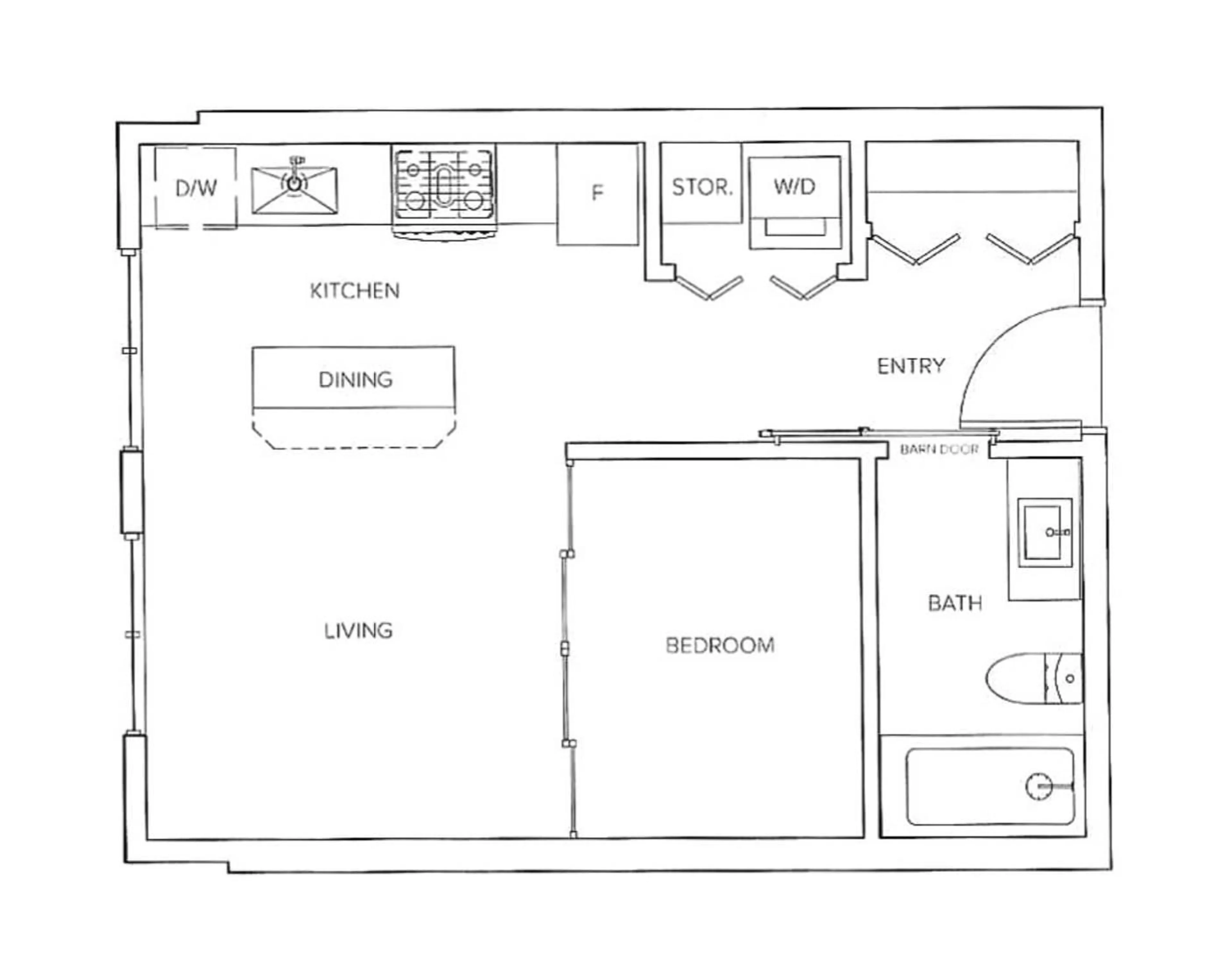 Floor plan for 320 2493 MONTROSE AVENUE, Abbotsford British Columbia V2S3T2