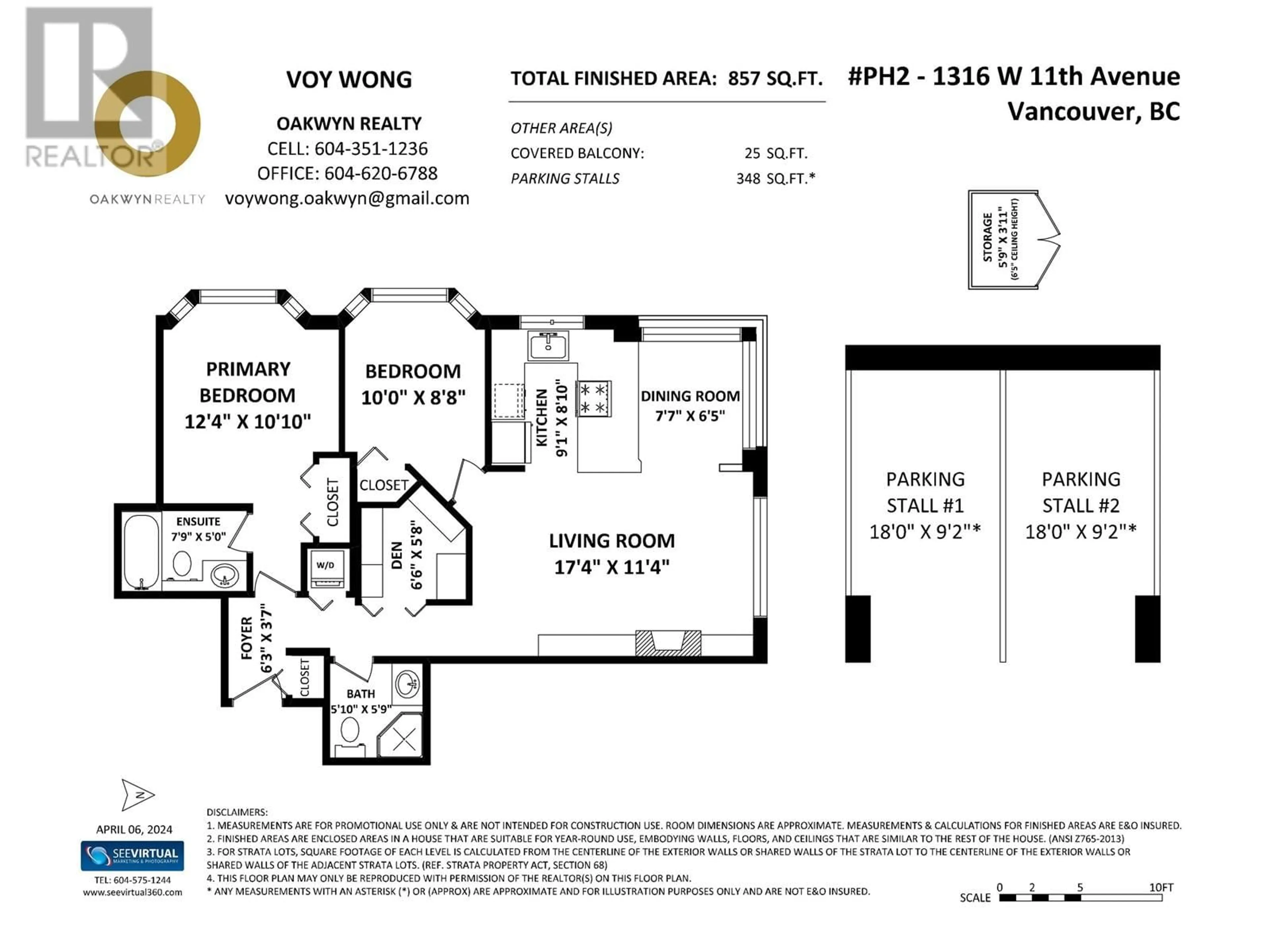 Floor plan for PH2 1316 W 11TH AVENUE, Vancouver British Columbia V6H4G8