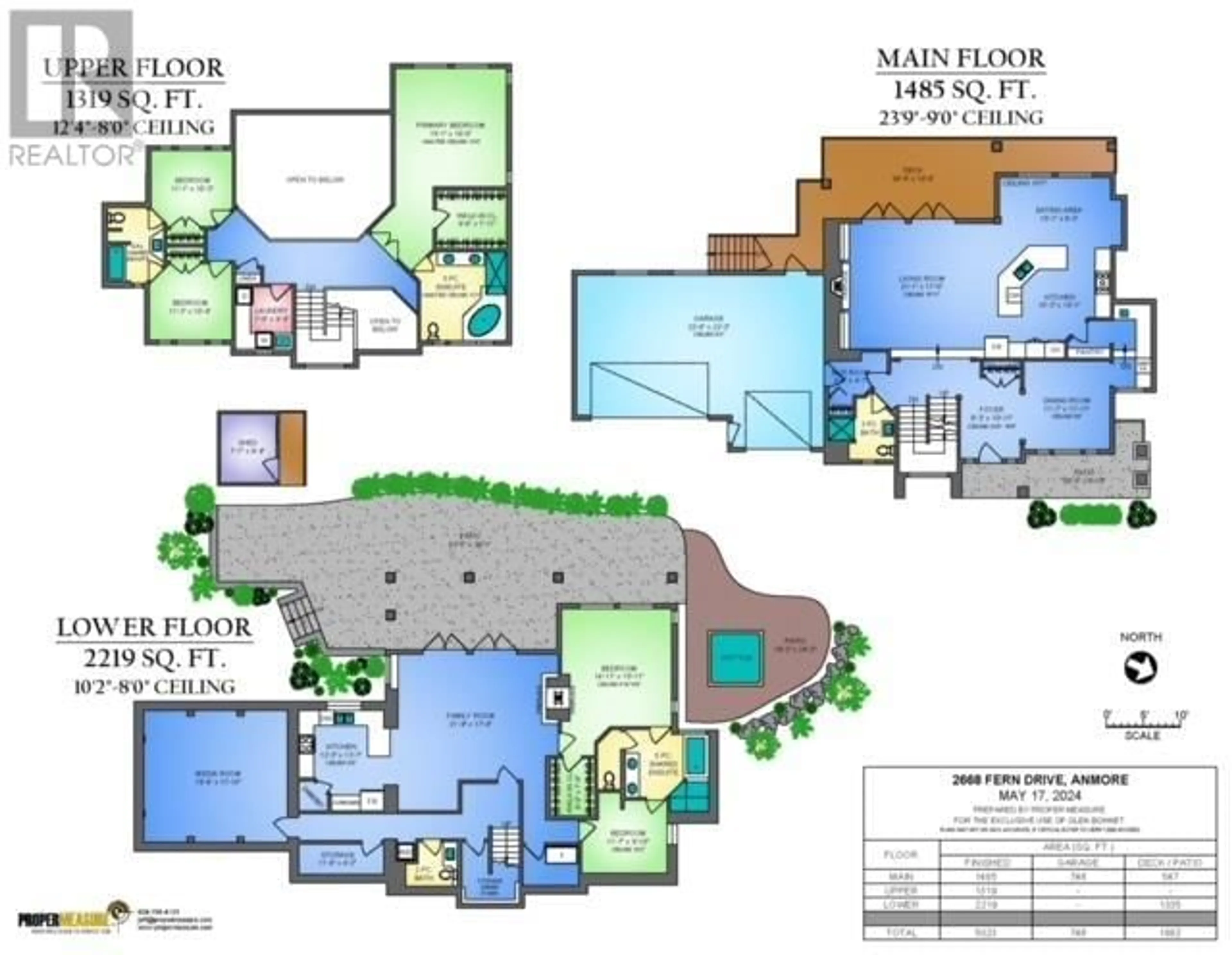 Floor plan for 2668 FERN DRIVE, Anmore British Columbia V3H5M6