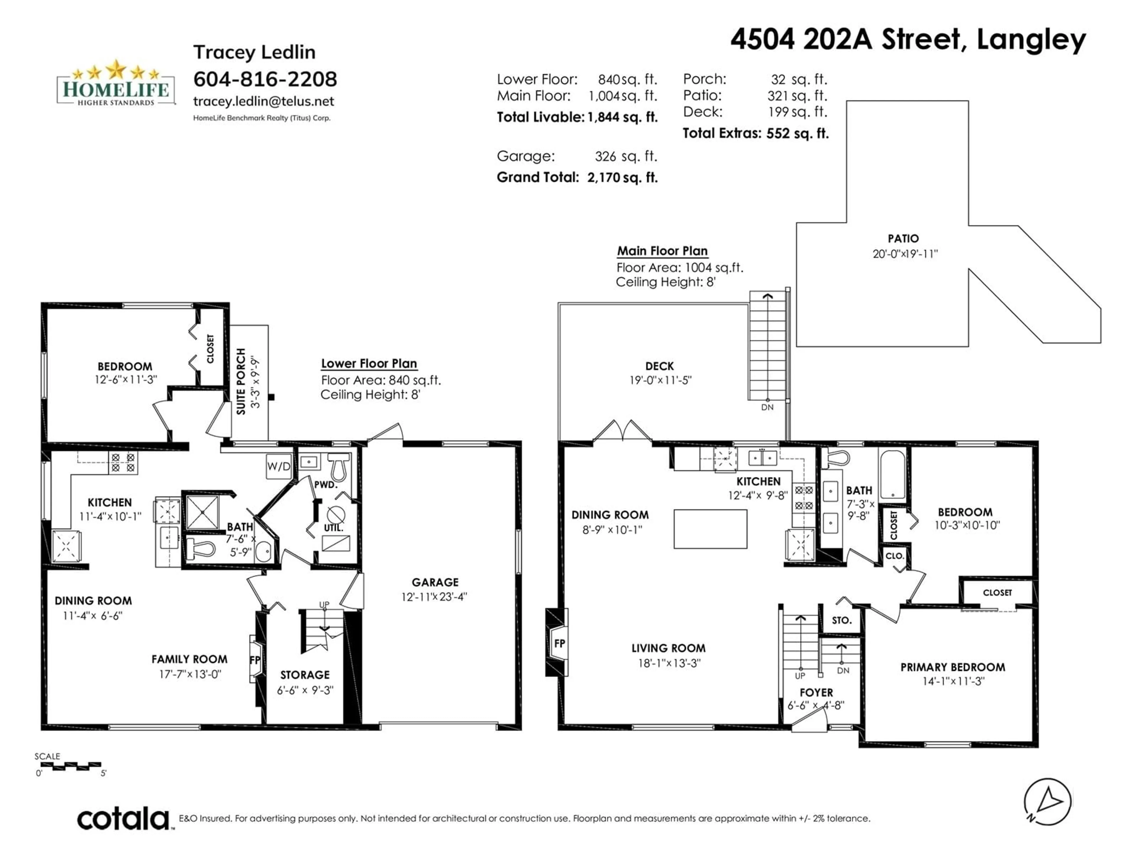 Floor plan for 4504 202A STREET, Langley British Columbia V3A6N1