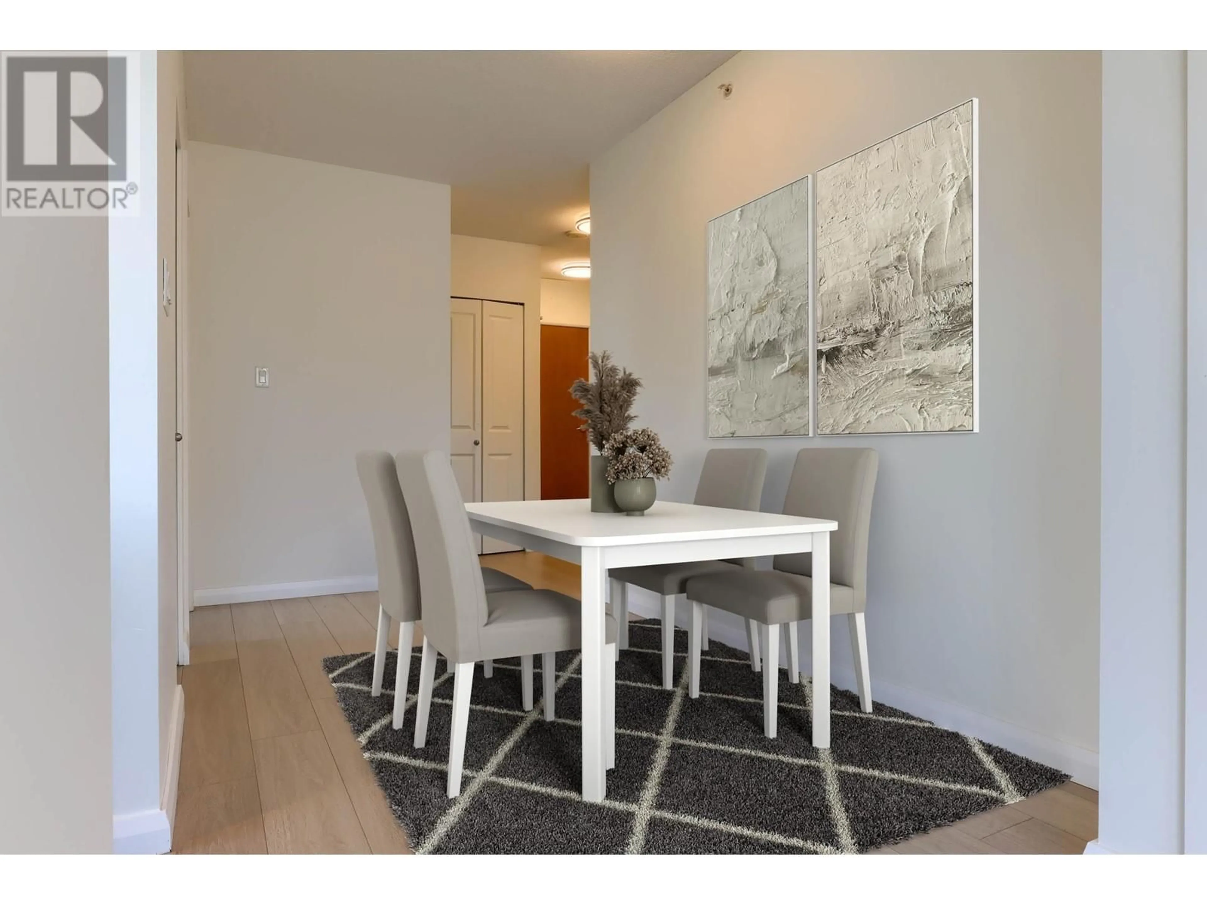 Dining room, wood floors for 1106 888 CARNARVON STREET, New Westminster British Columbia V3M0C6