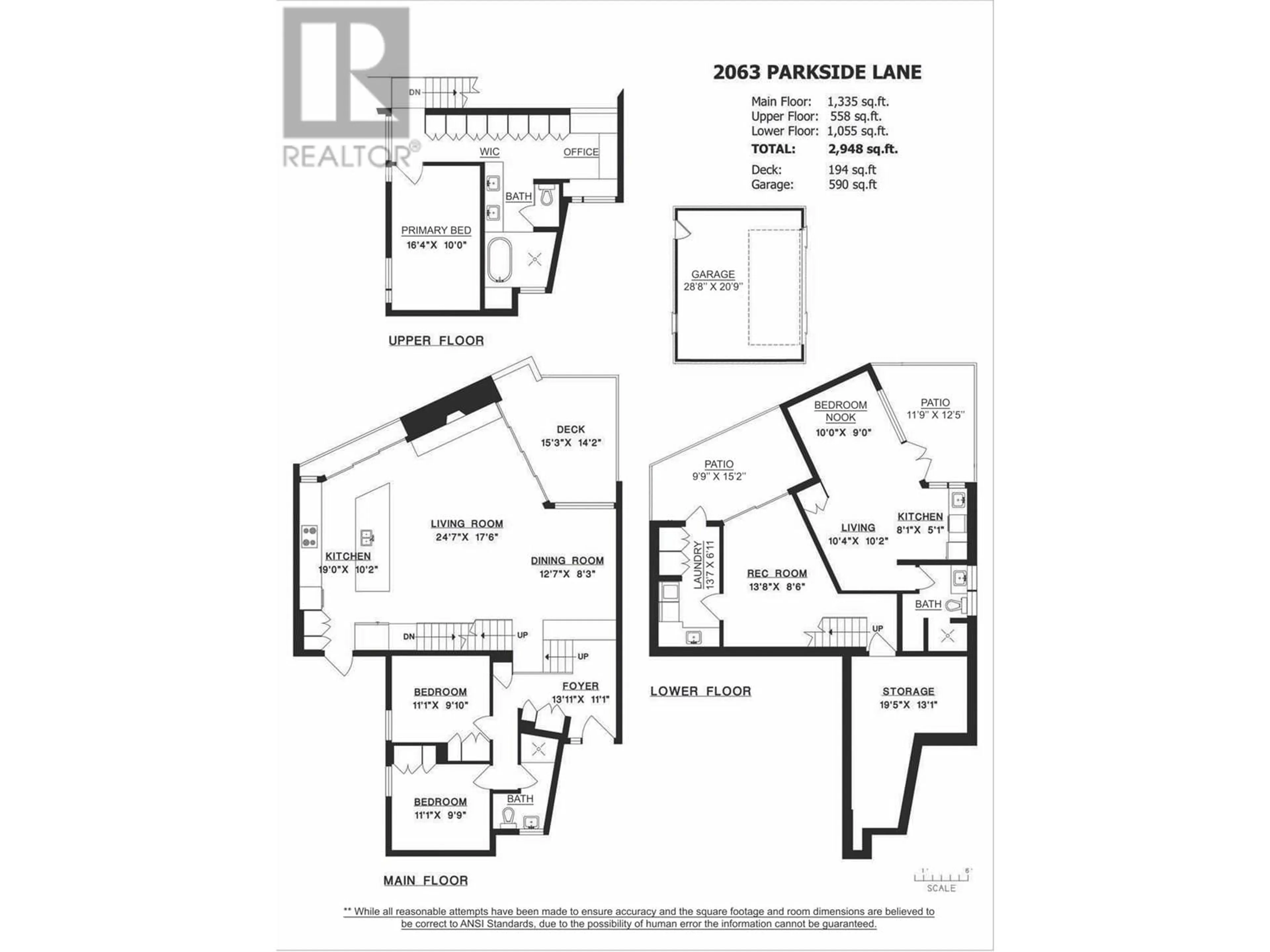 Floor plan for 2063 PARKSIDE LANE, North Vancouver British Columbia V7G1X4