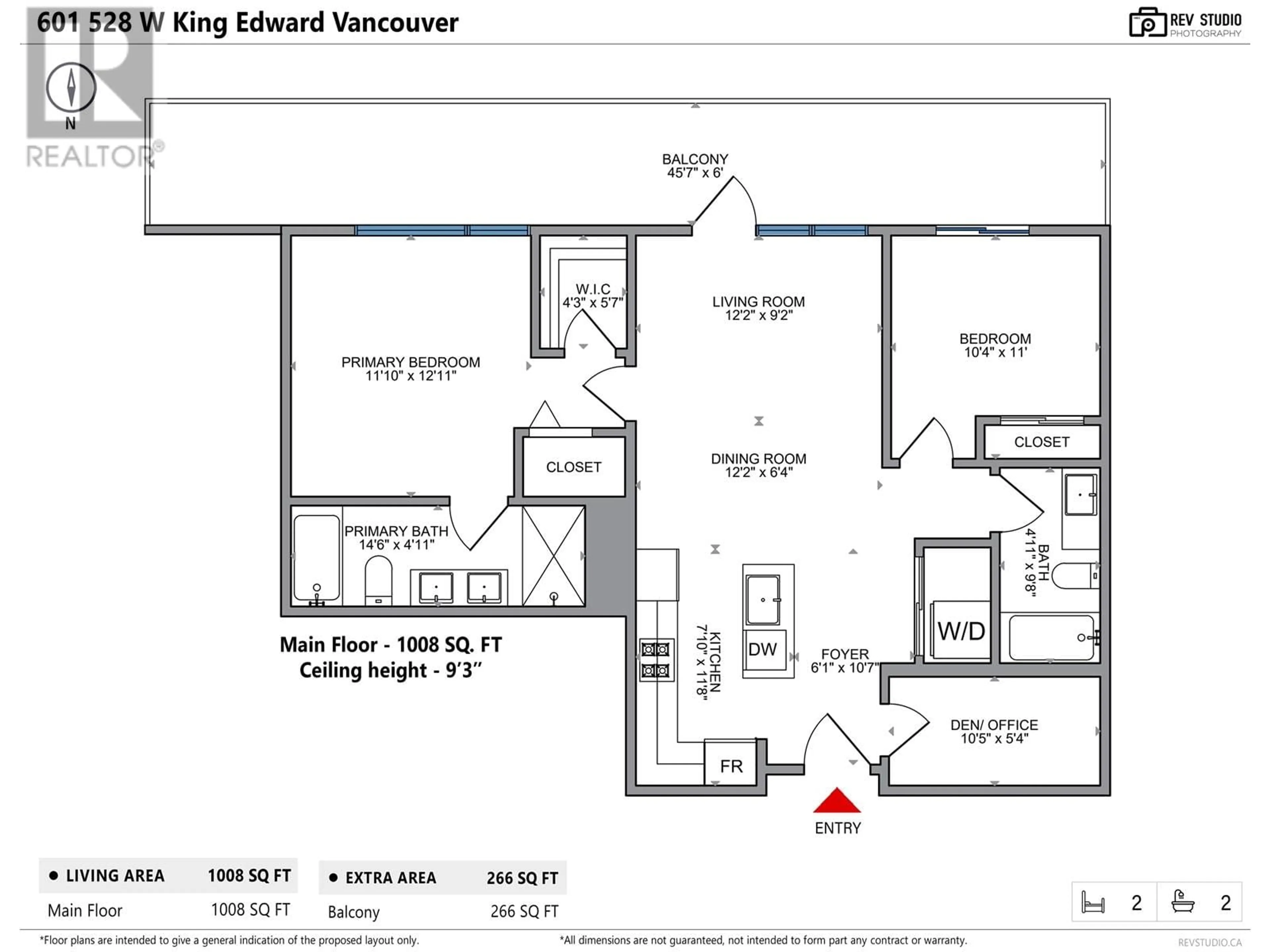 Floor plan for 601 528 W KING EDWARD AVENUE, Vancouver British Columbia V5Z2C3