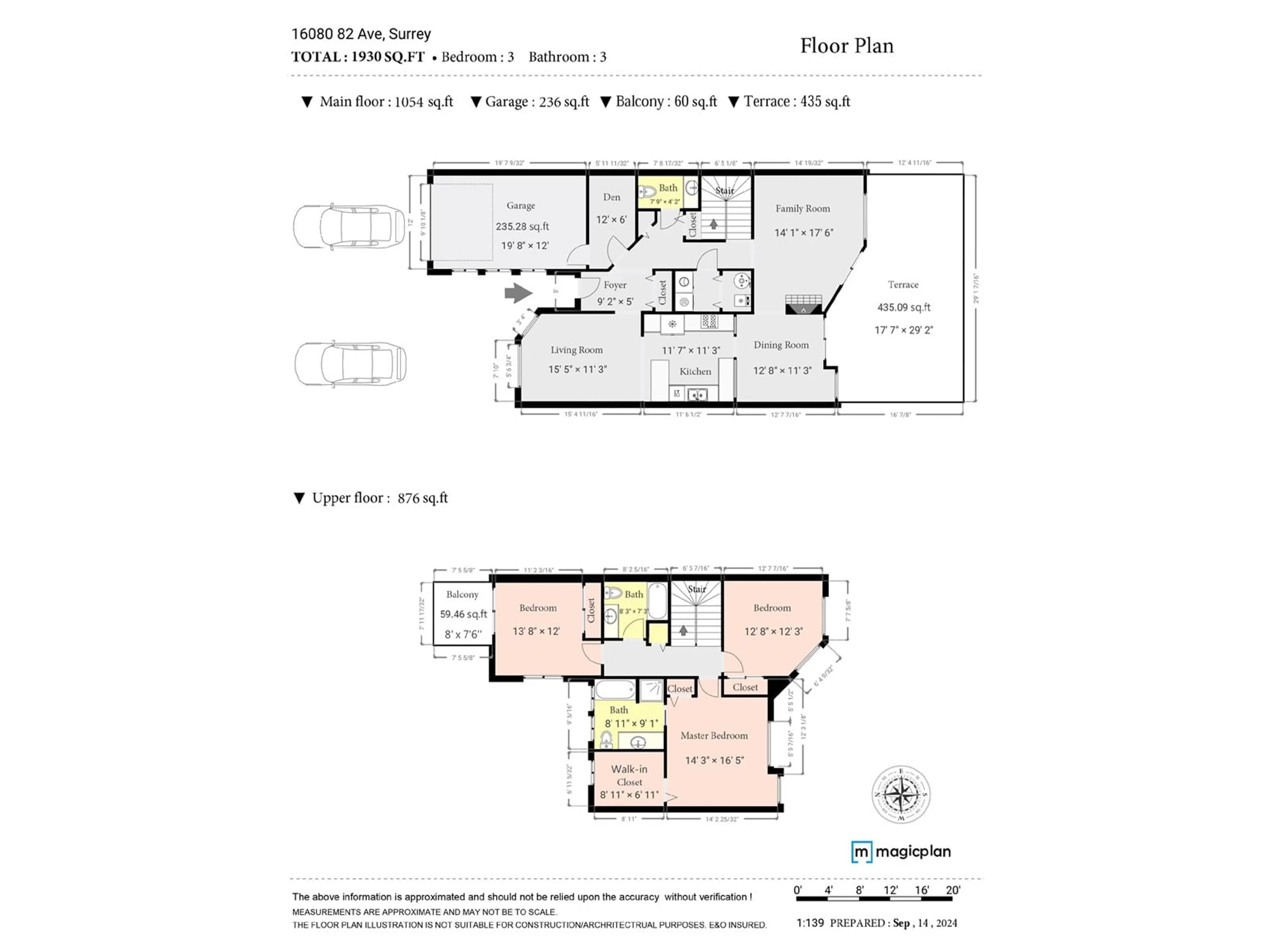 Floor plan for 172 16080 82 AVENUE, Surrey British Columbia V4N0N6