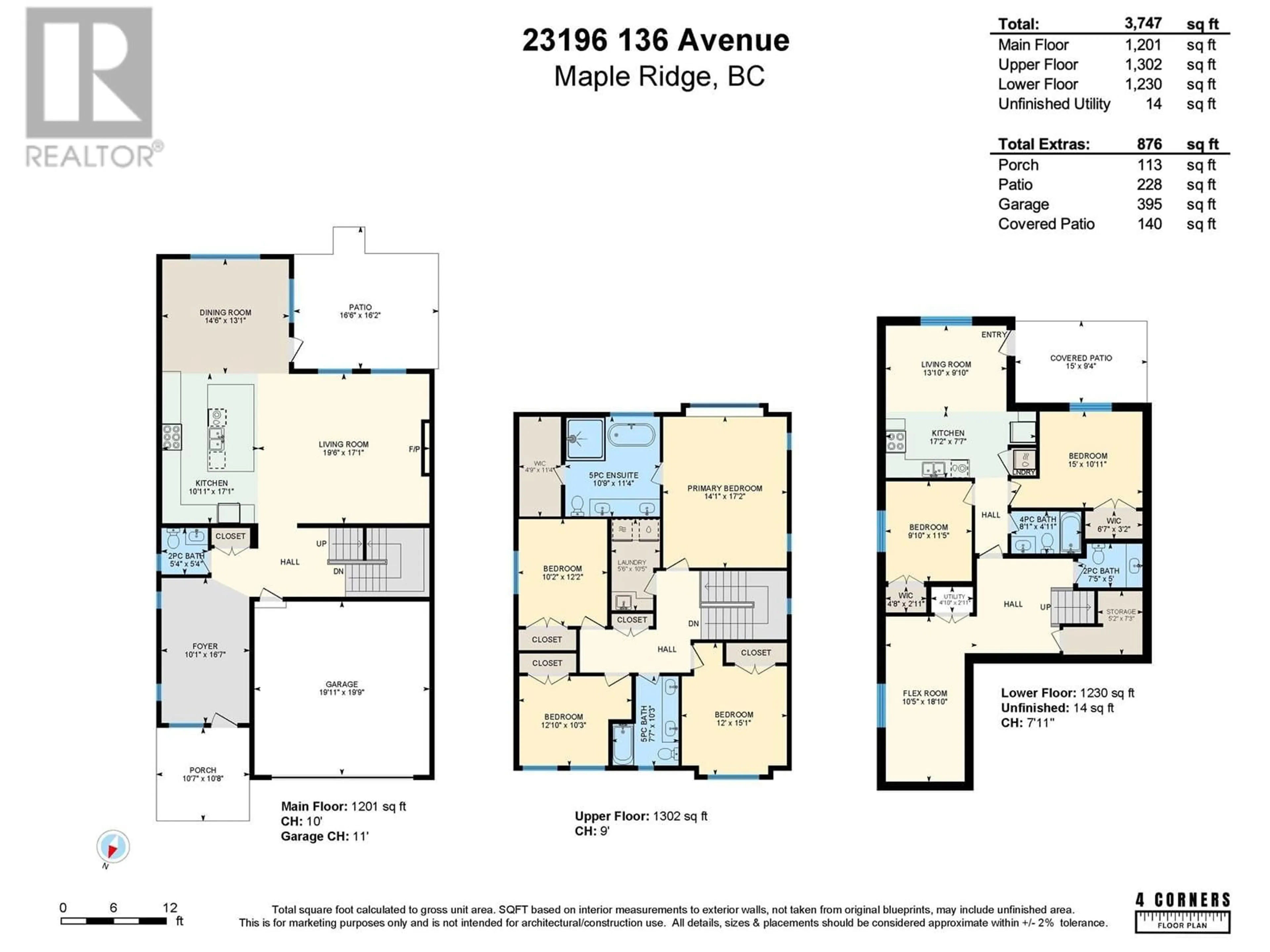 Floor plan for 23196 136 AVENUE, Maple Ridge British Columbia V4R2R5