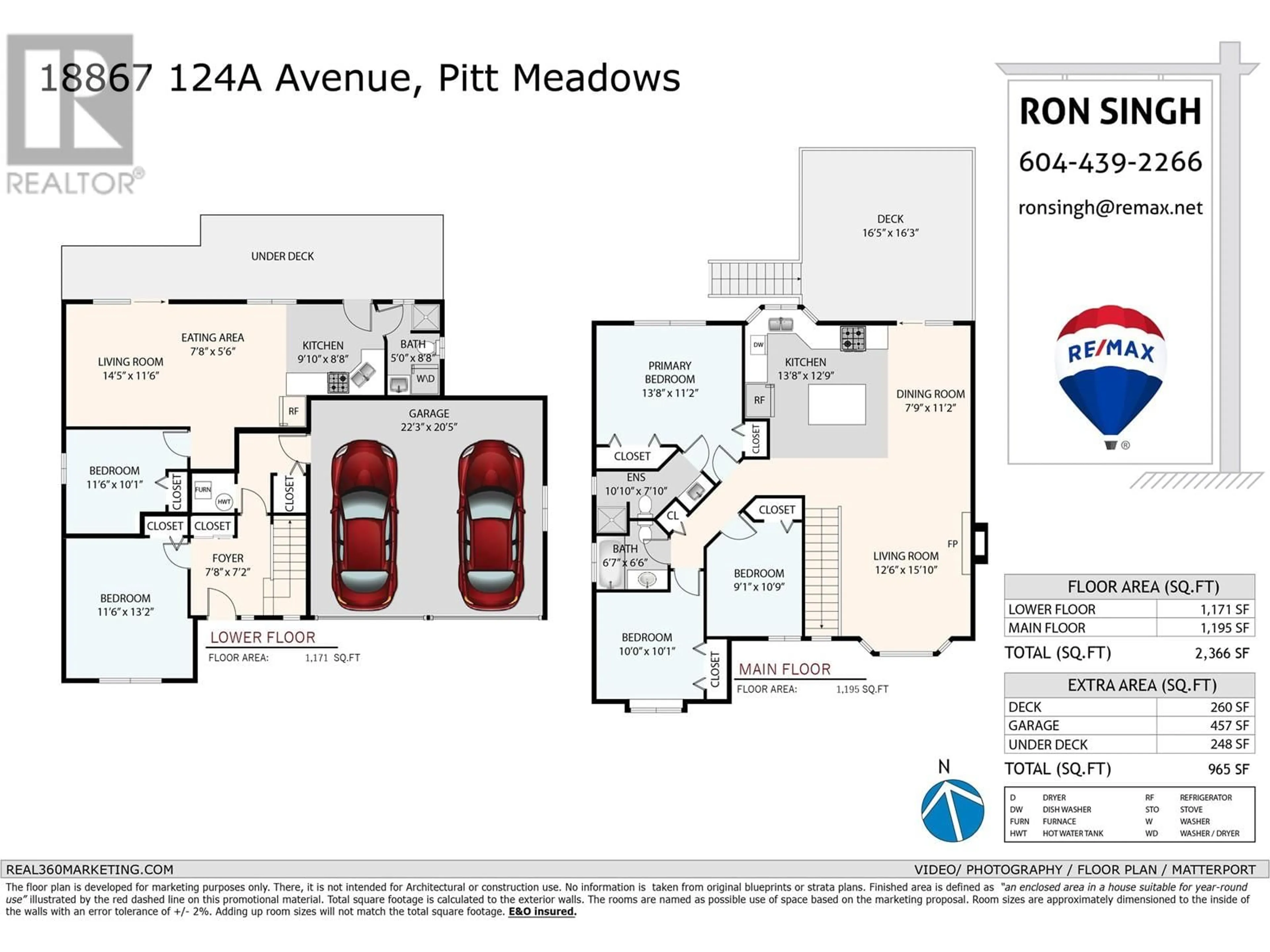 Floor plan for 18867 124A AVENUE, Pitt Meadows British Columbia V3Y2G9