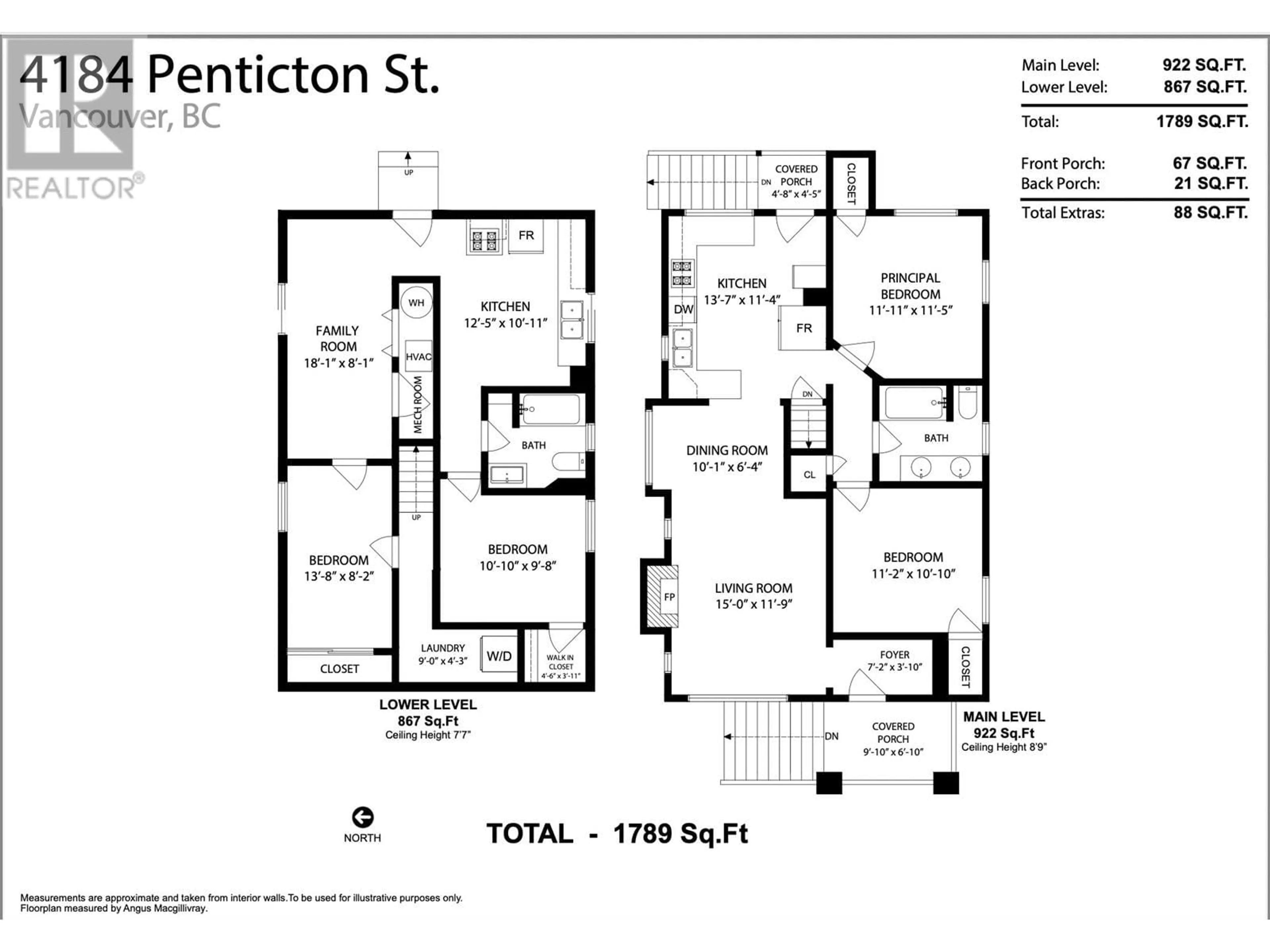 Floor plan for 4184 PENTICTON STREET, Vancouver British Columbia V5R1Y1