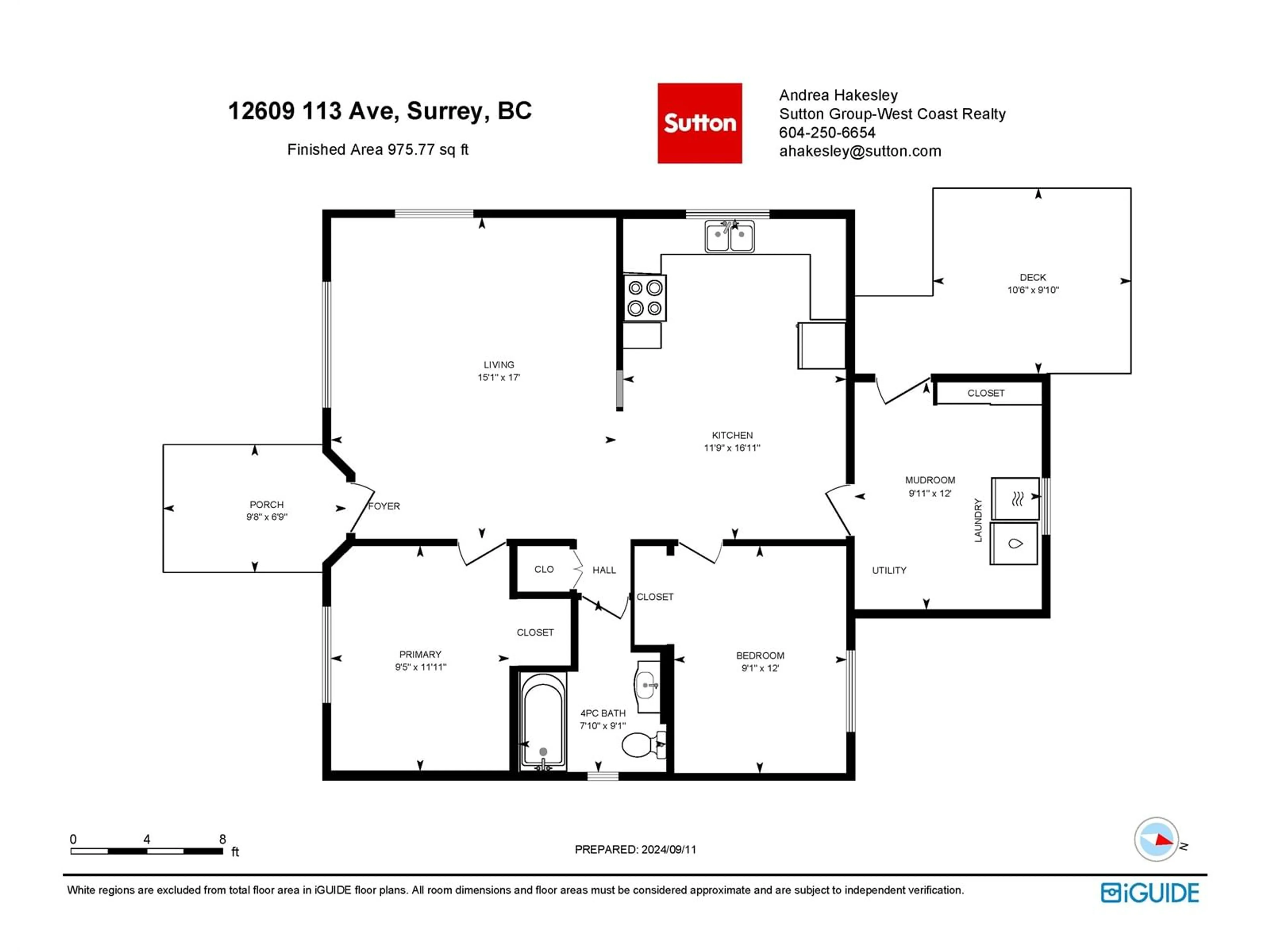 Floor plan for 12609 113 AVENUE, Surrey British Columbia V3V3M1