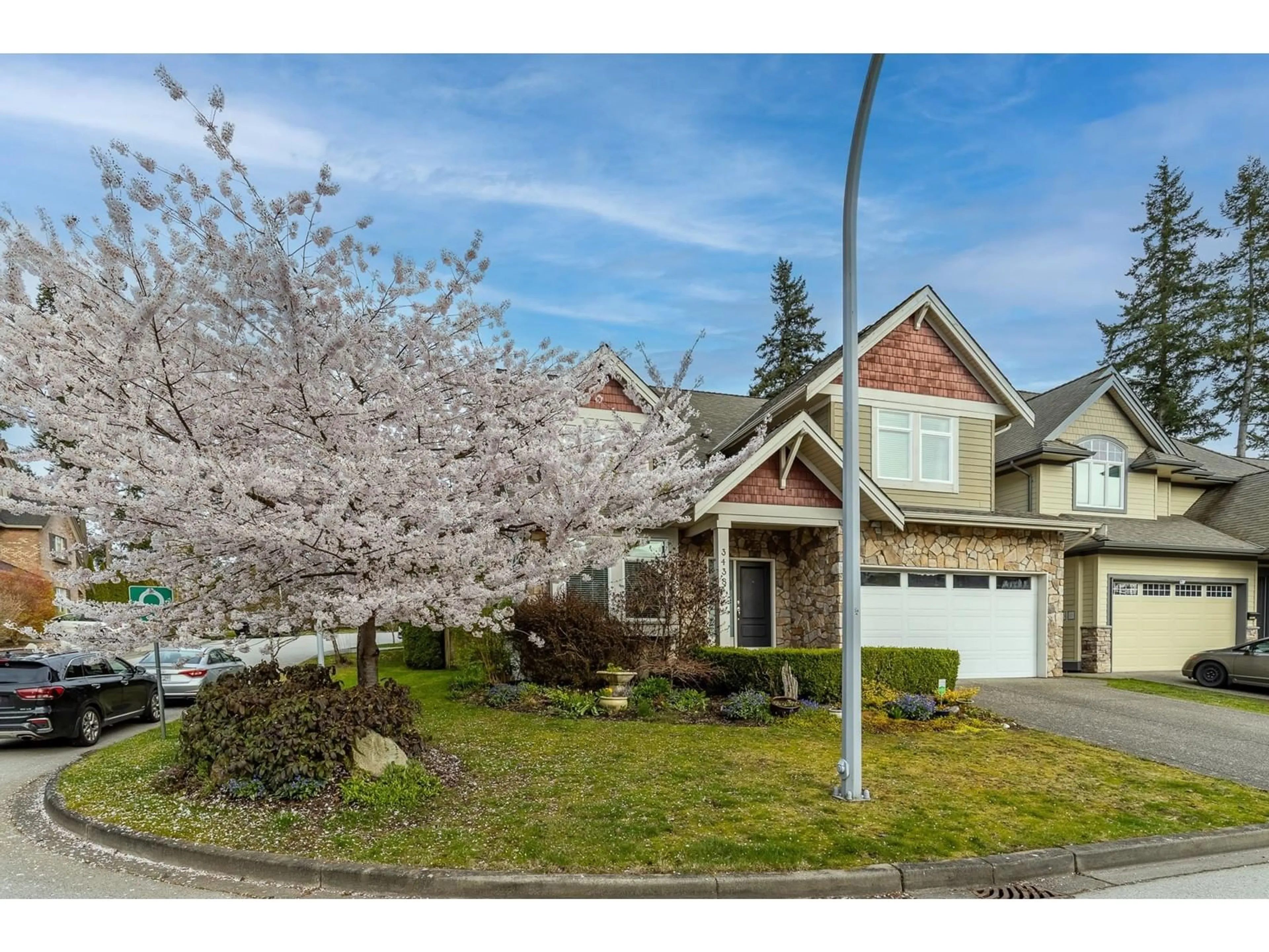 Frontside or backside of a home, the street view for 3438 148A STREET, Surrey British Columbia V4P0B6