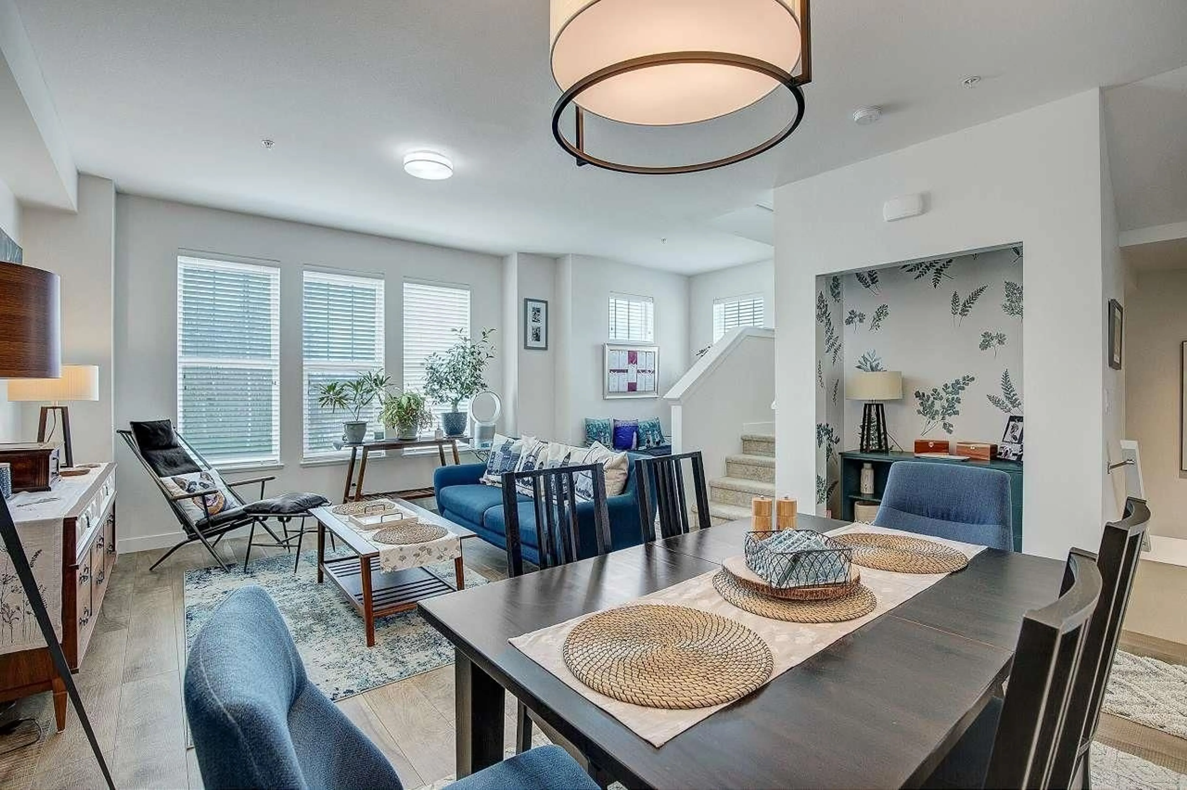 Dining room, wood floors, cottage for 8258 202 STREET, Langley British Columbia V2Y0Y9