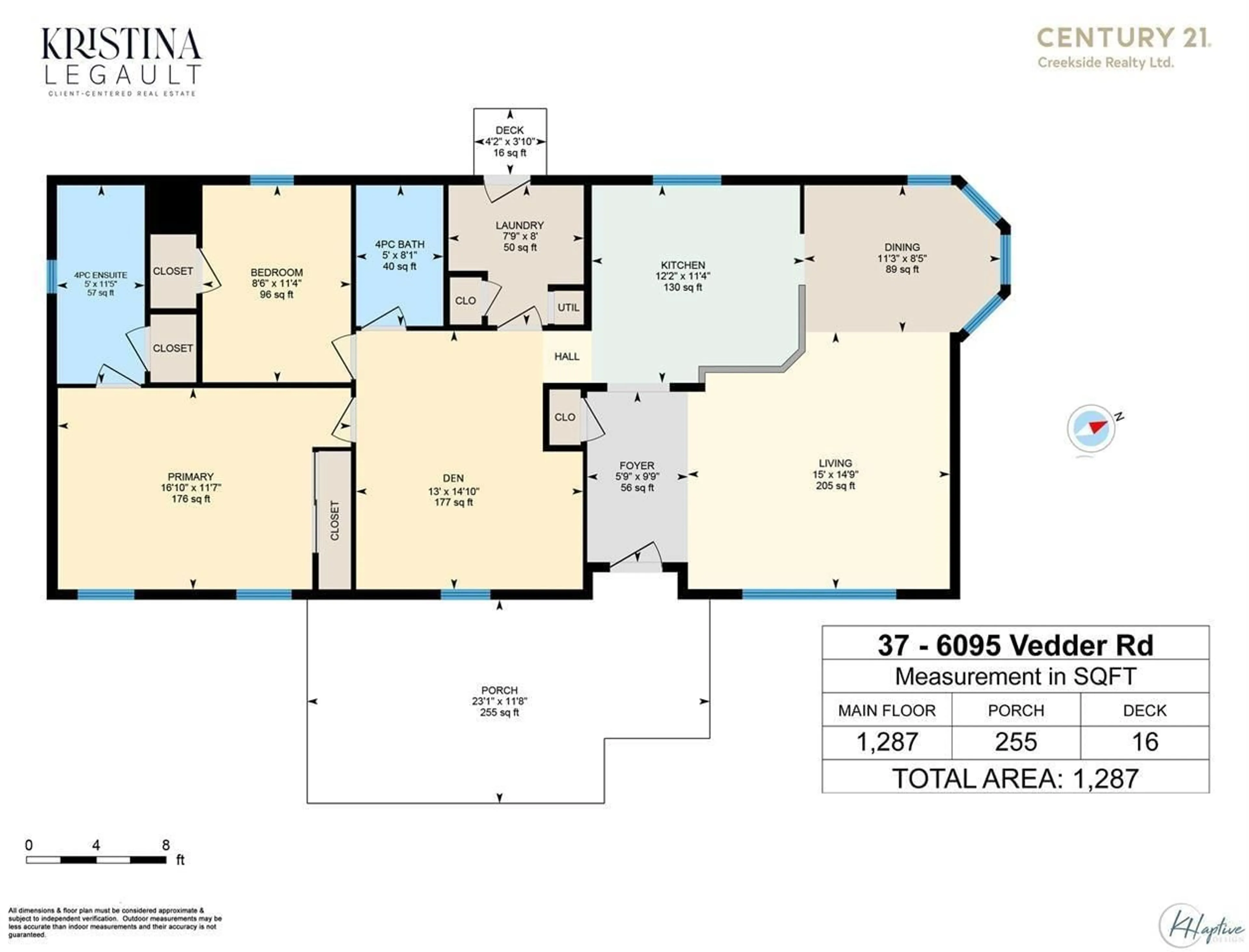 Floor plan for 37 6035 VEDDER ROAD, Chilliwack British Columbia V2R1E5