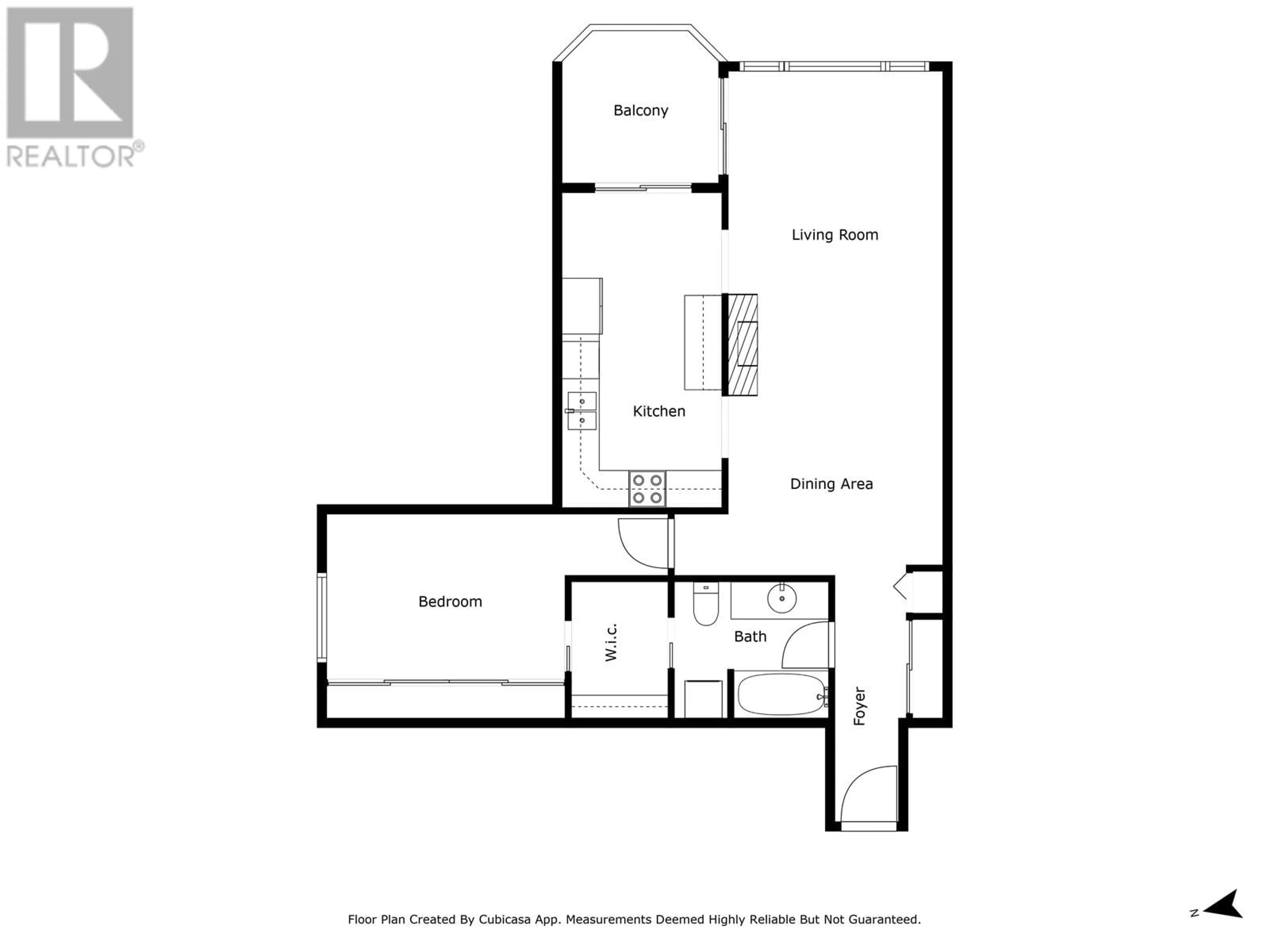 Floor plan for 309 48 RICHMOND STREET, New Westminster British Columbia V3L5P4