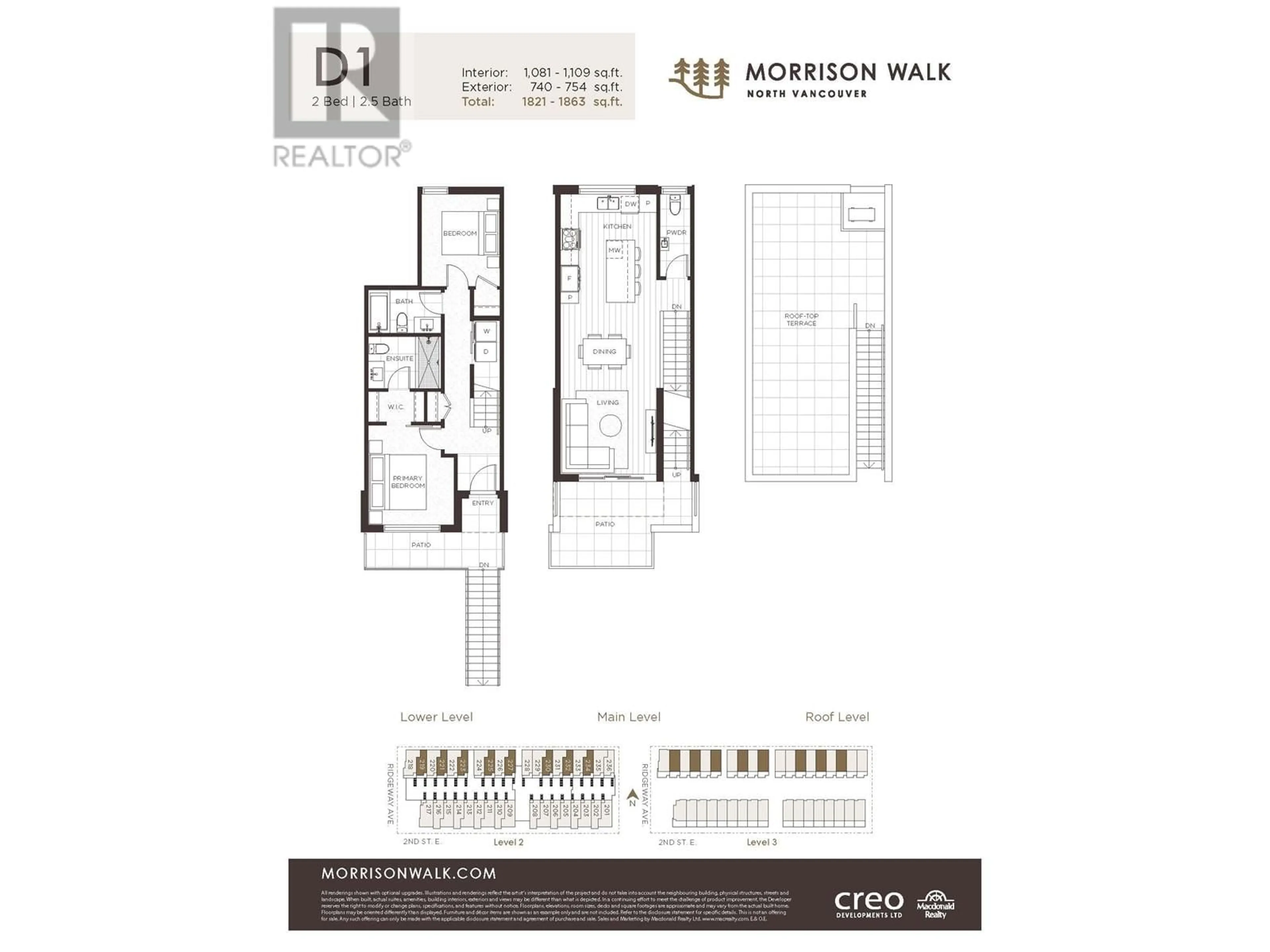 Floor plan for 234 602 E 2ND STREET, North Vancouver British Columbia V7L1E3