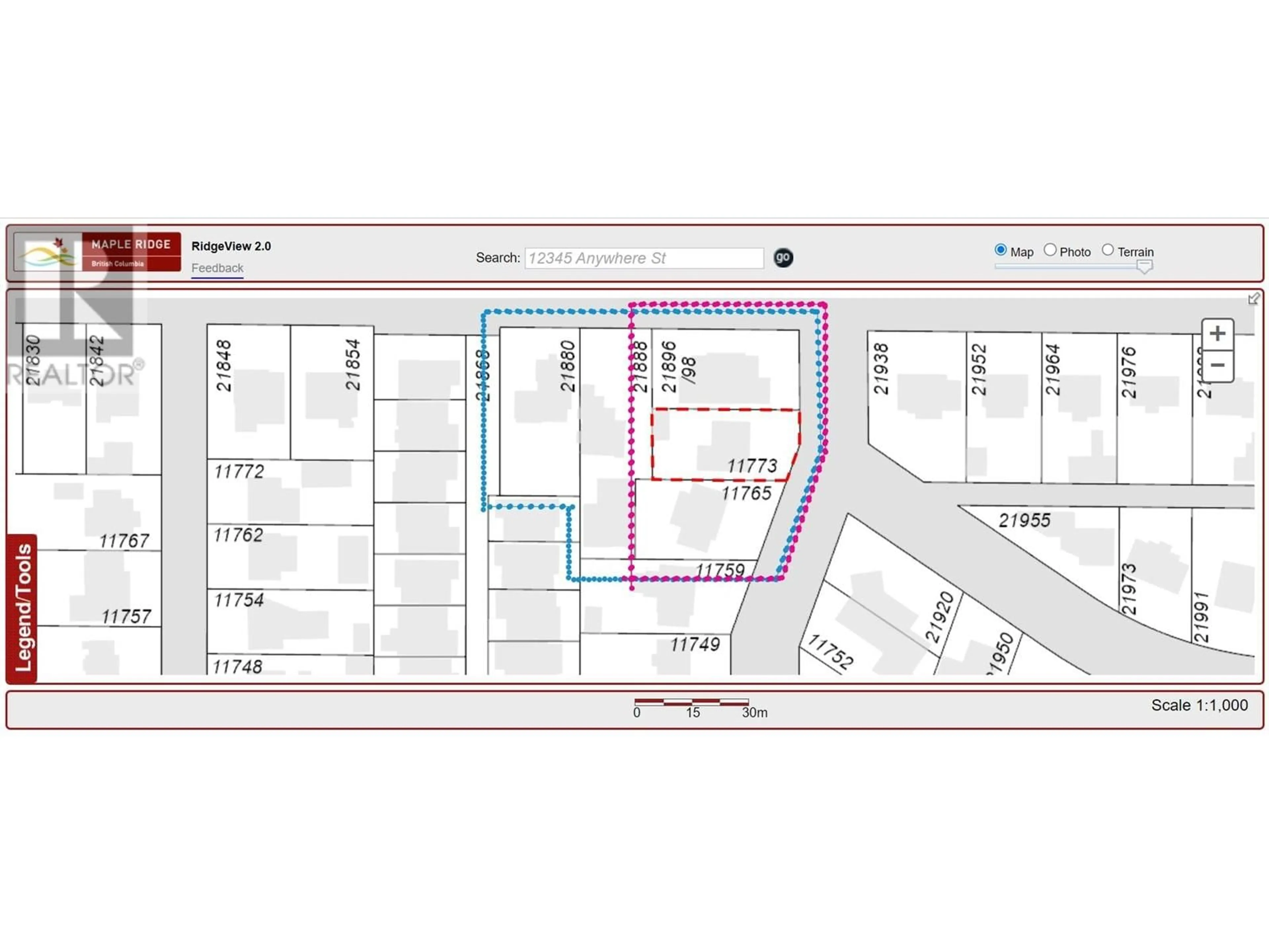 Floor plan for 21896 LOUGHEED HIGHWAY, Maple Ridge British Columbia V2X2S4